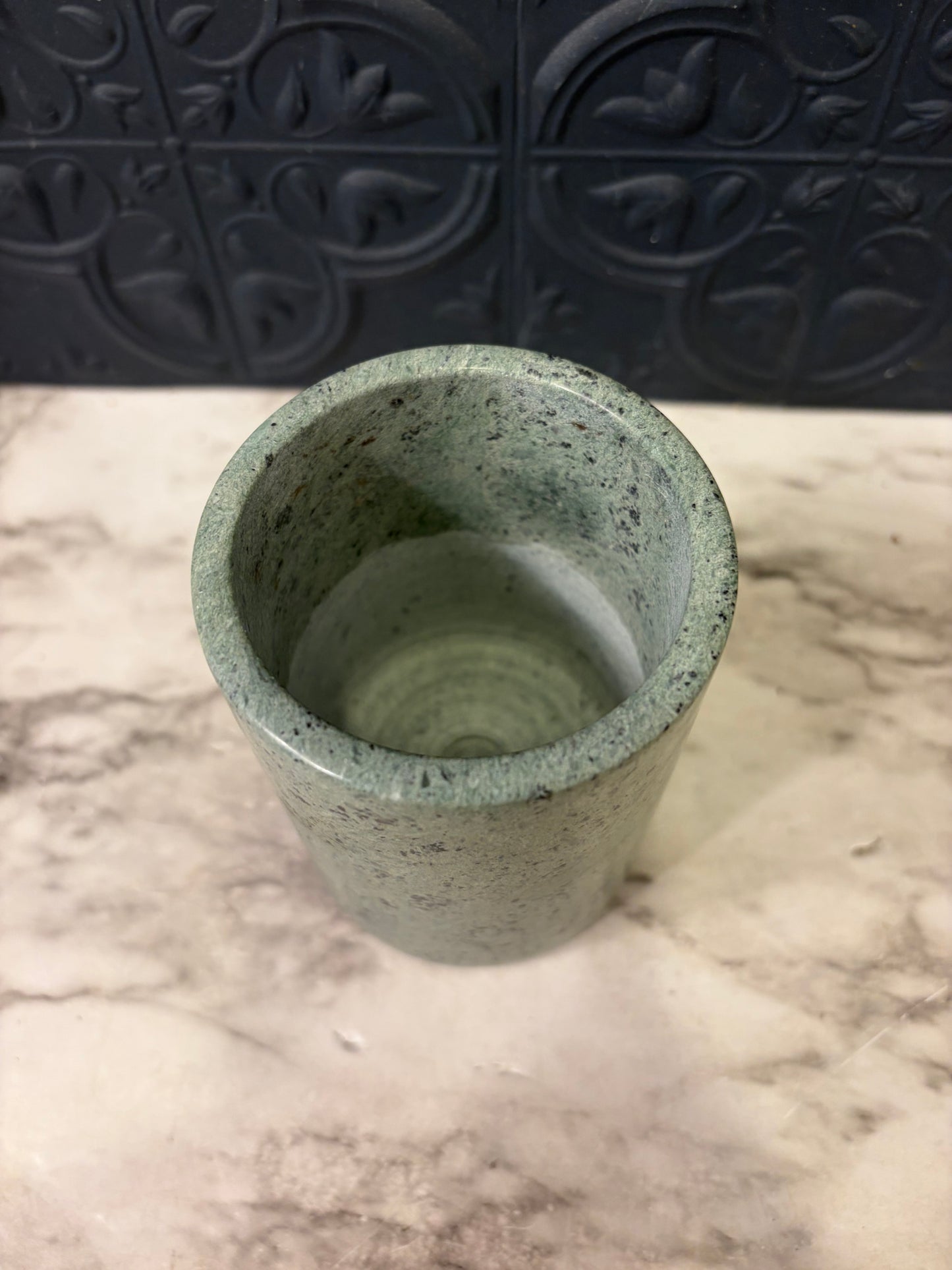Small Green Marble Tumbler