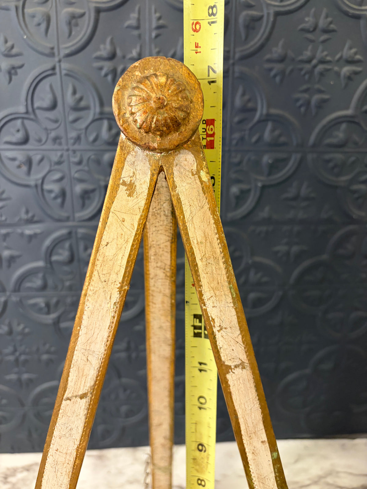 Vintage Florentine Tabletop Easel