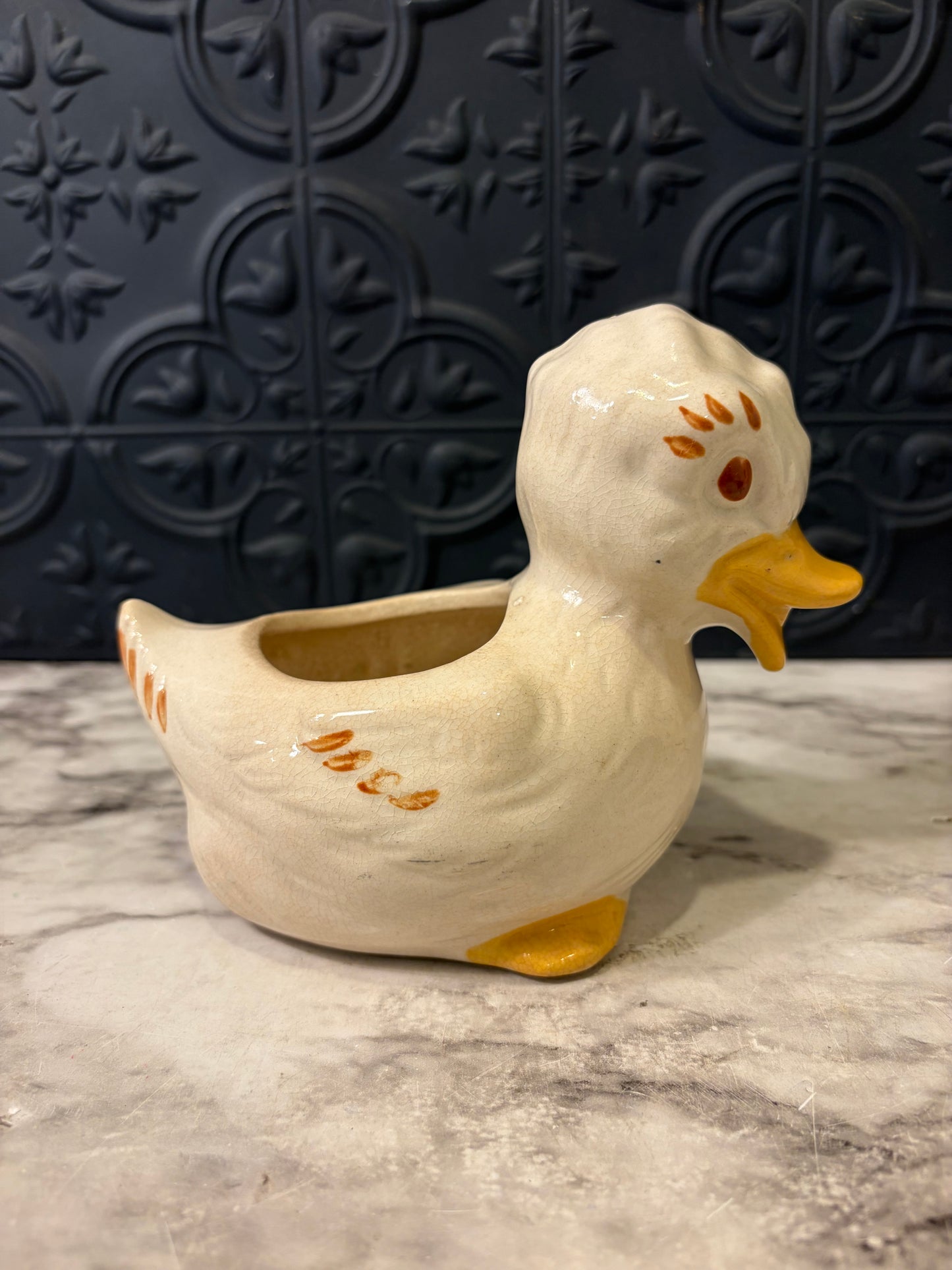 Vintage Duck Planter