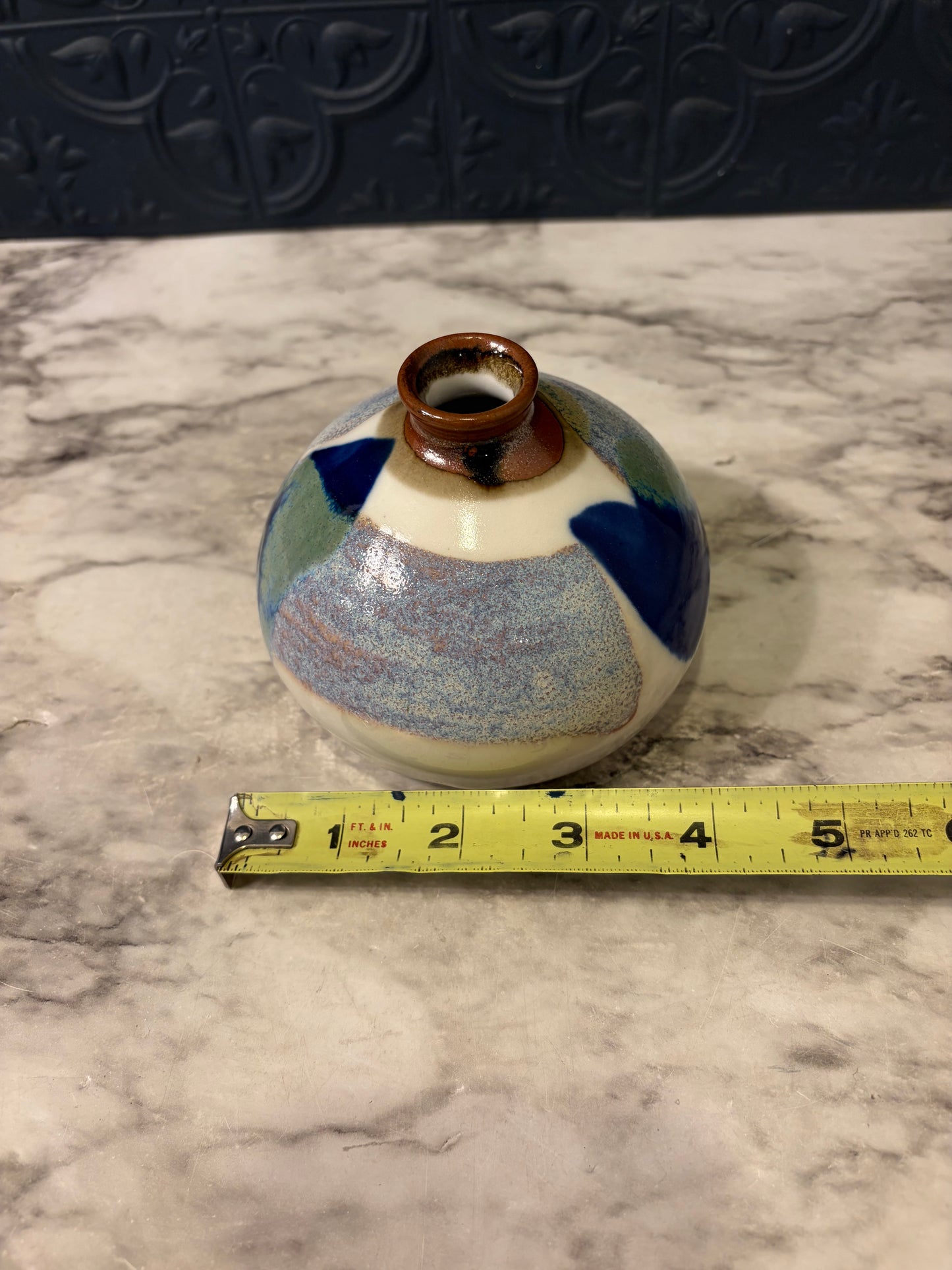 Round Squat Bud Vase Multi Color