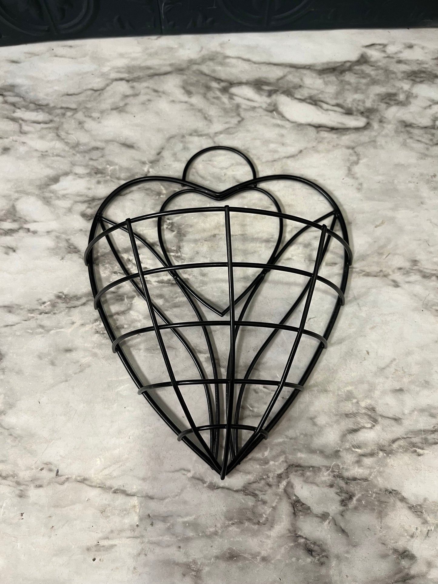 Black Wire Wall Basket