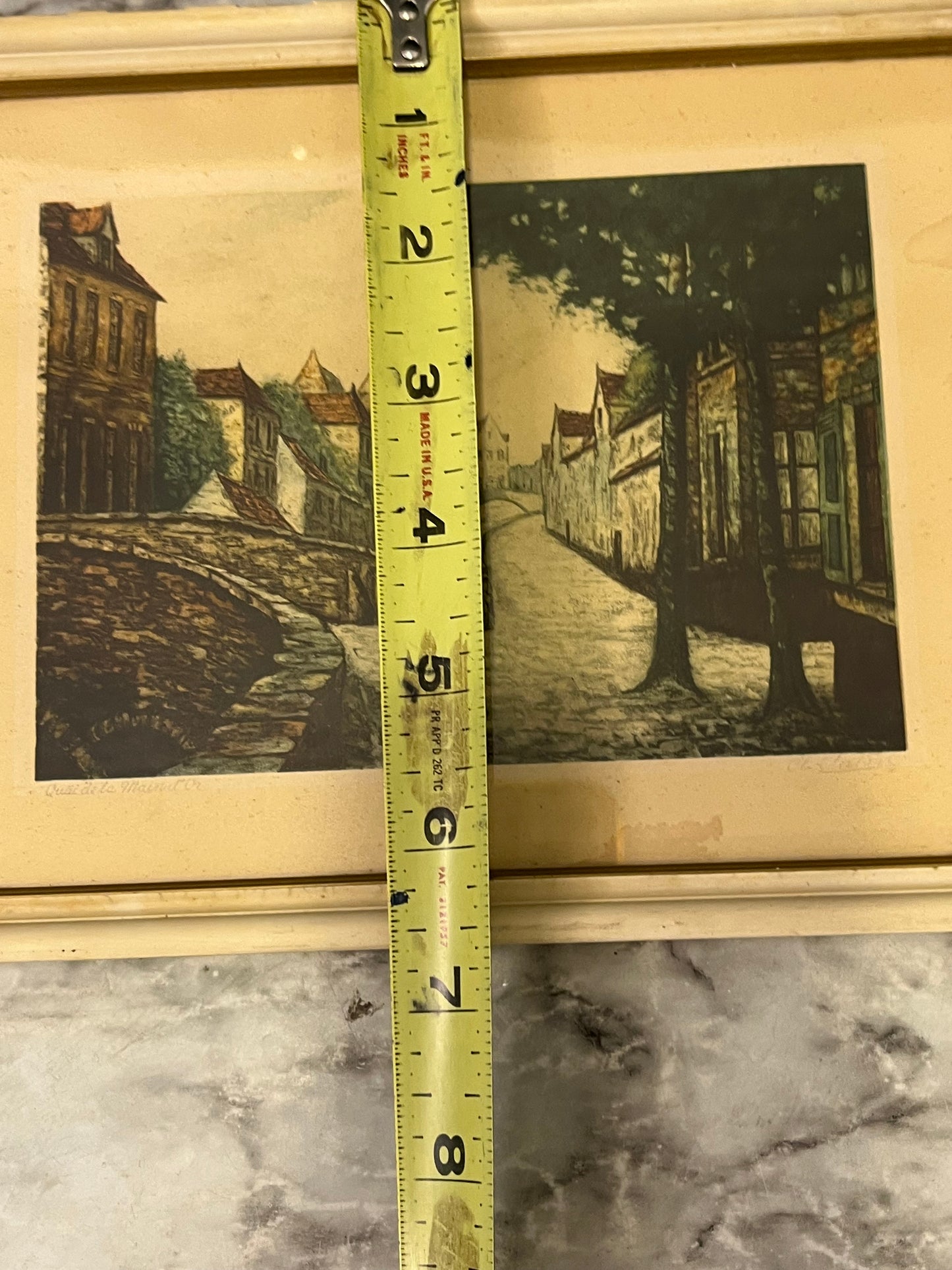 Cobblestone Lane Print Framed