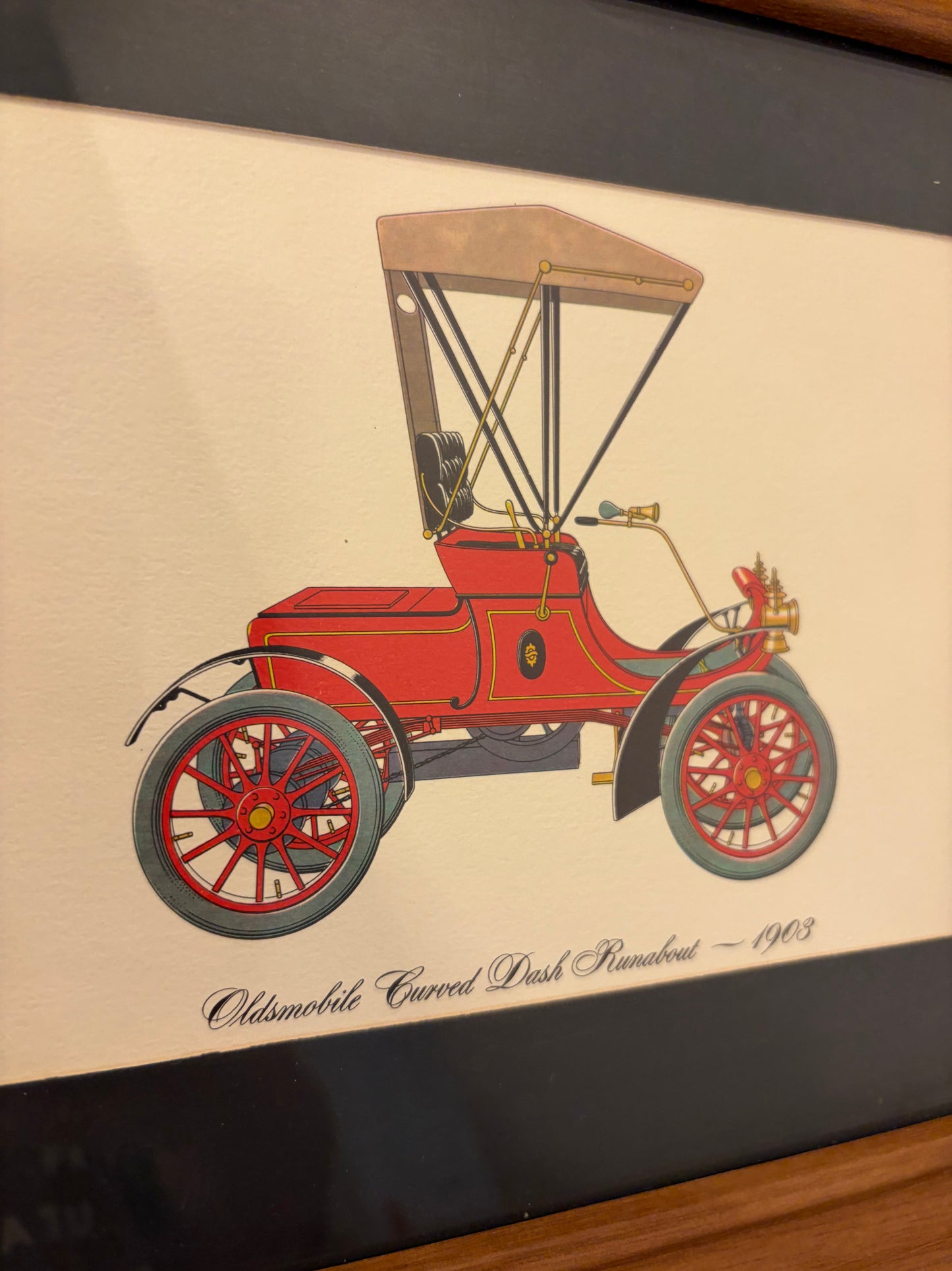 Oldsmobile Lithograph by Acadamy Arts