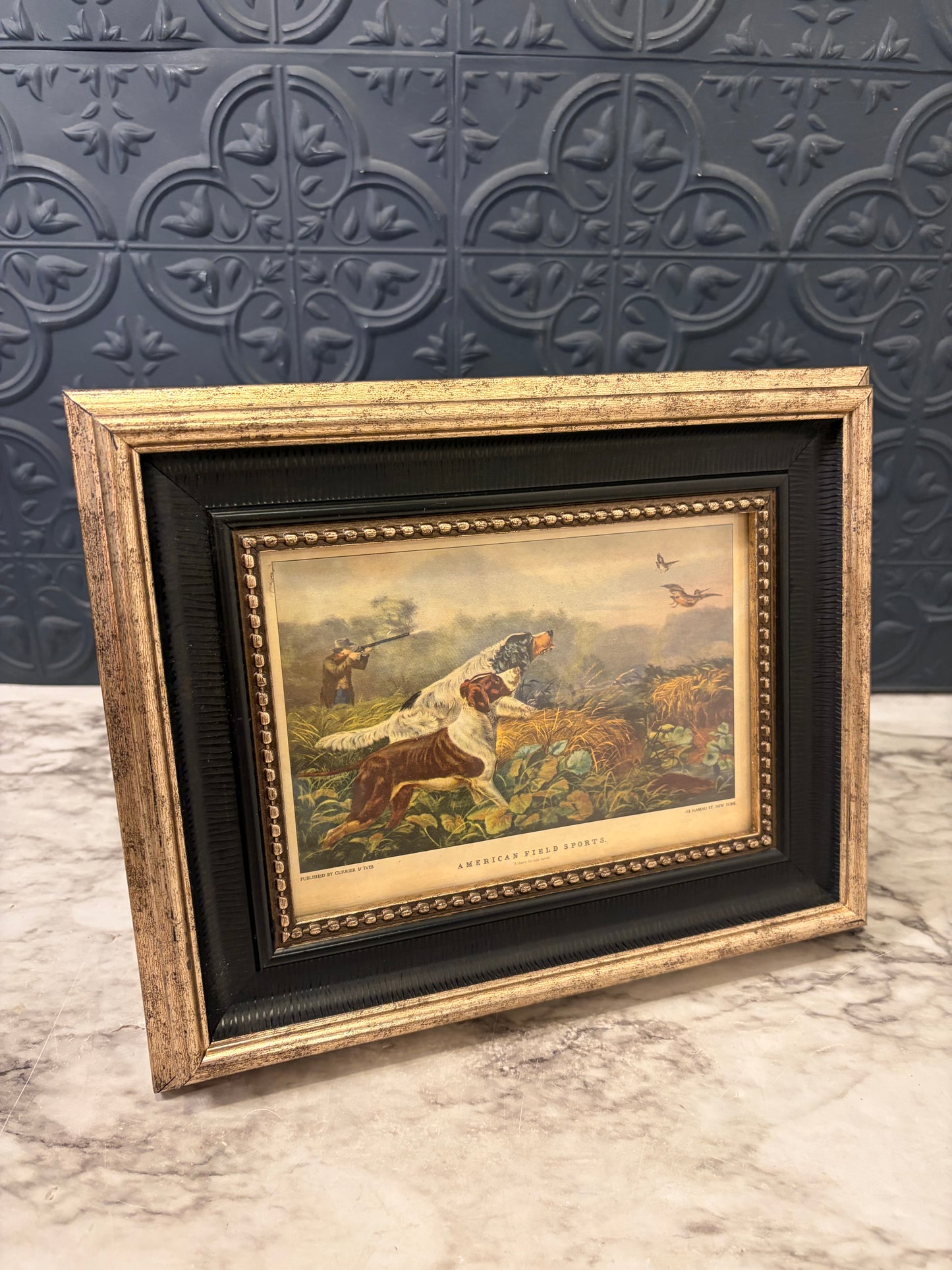 American Field Sports Print Framed