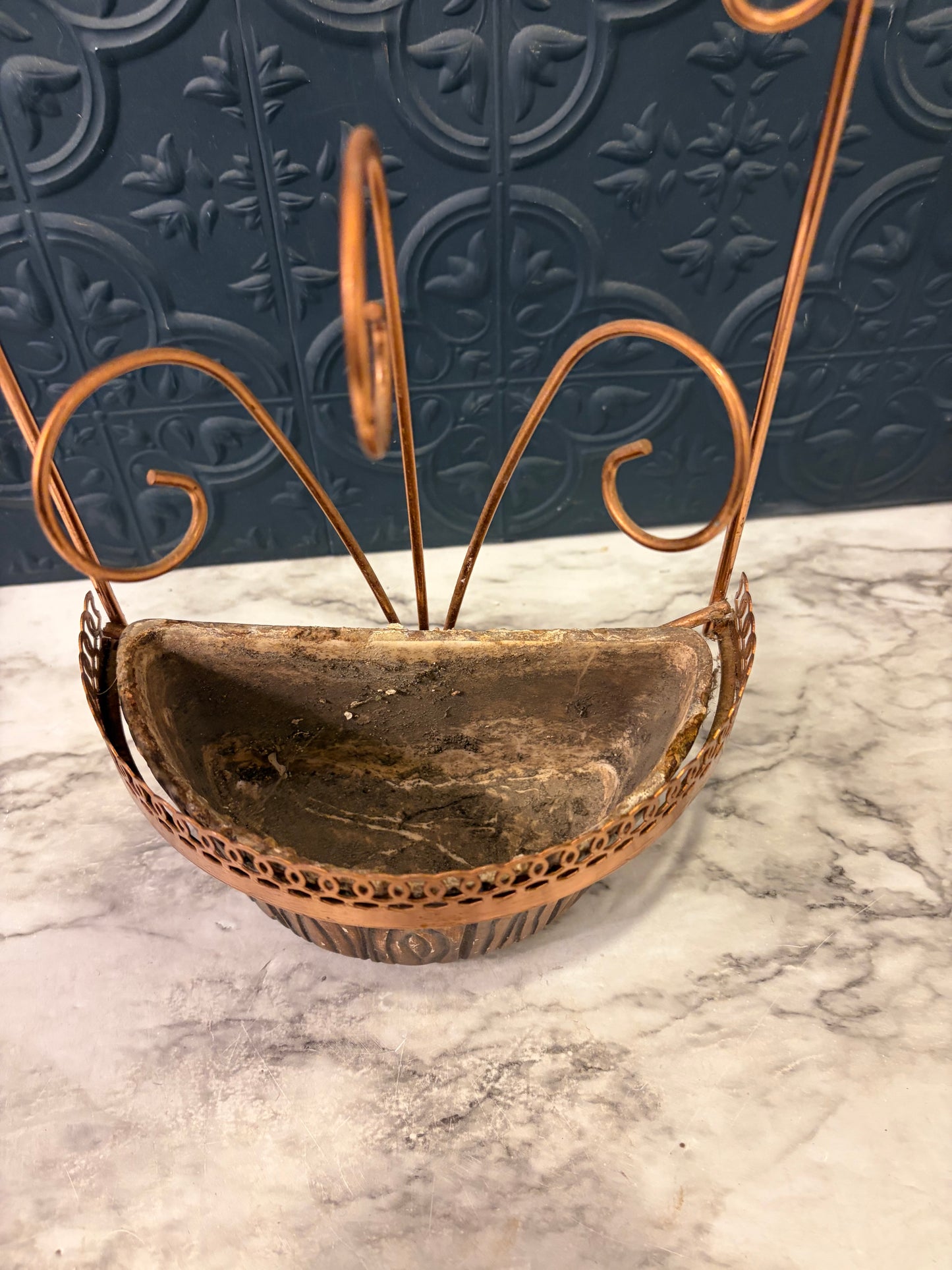 Treasure Craft Copper Wall Planter