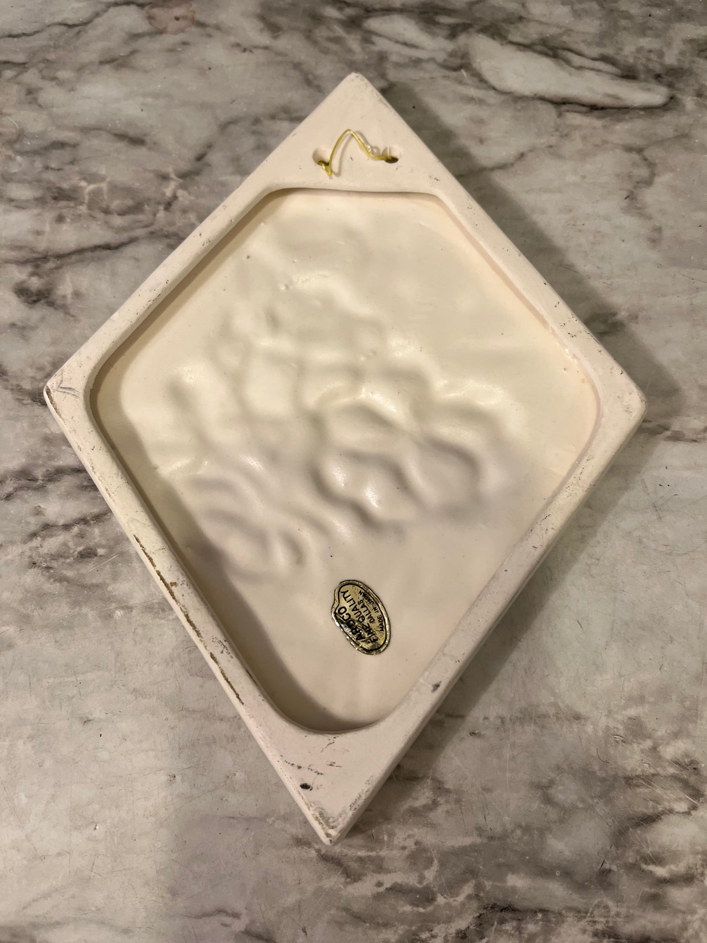 Ardco White and Gold Pansy