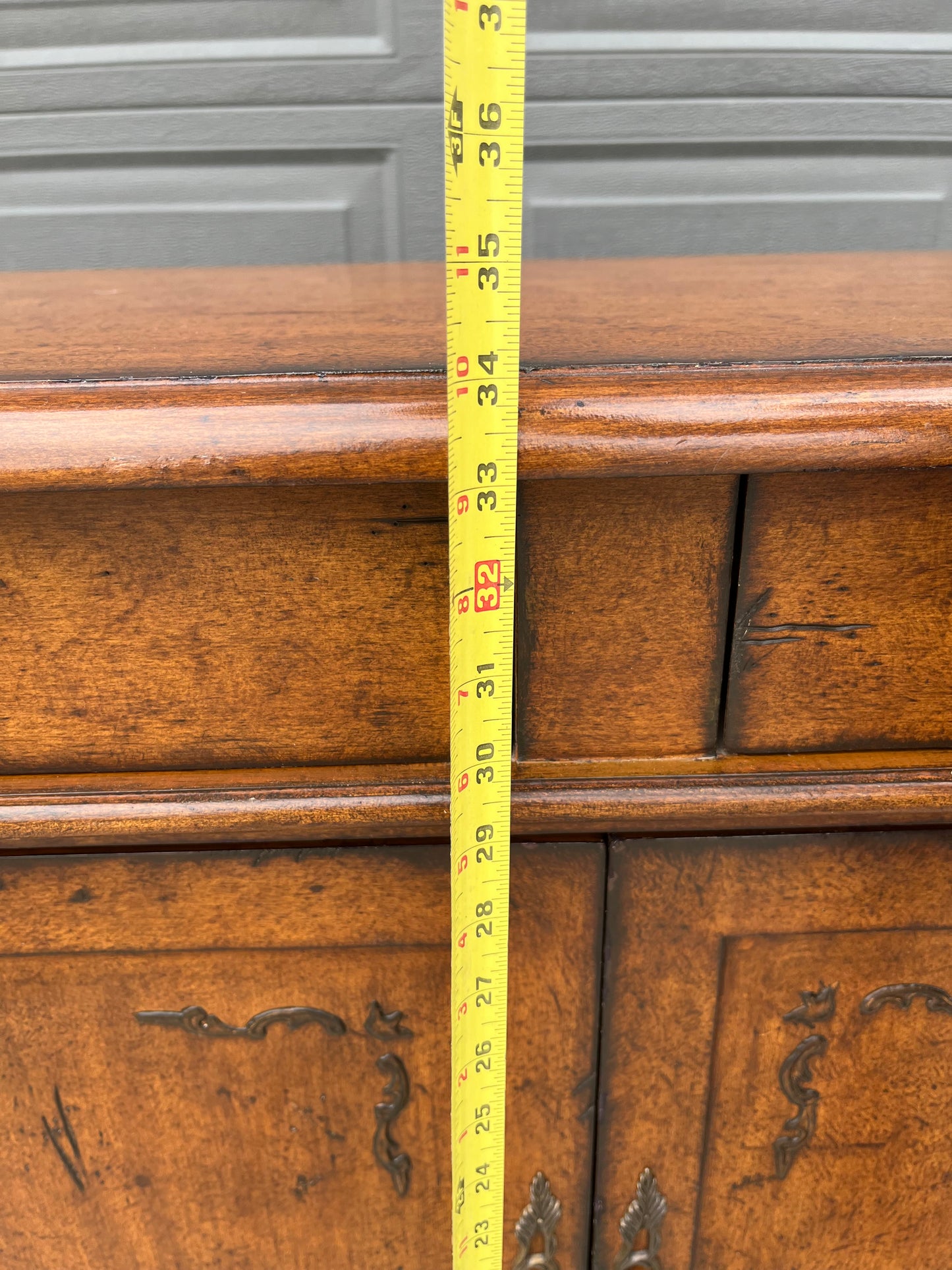 Buffet Console with Textured Finish