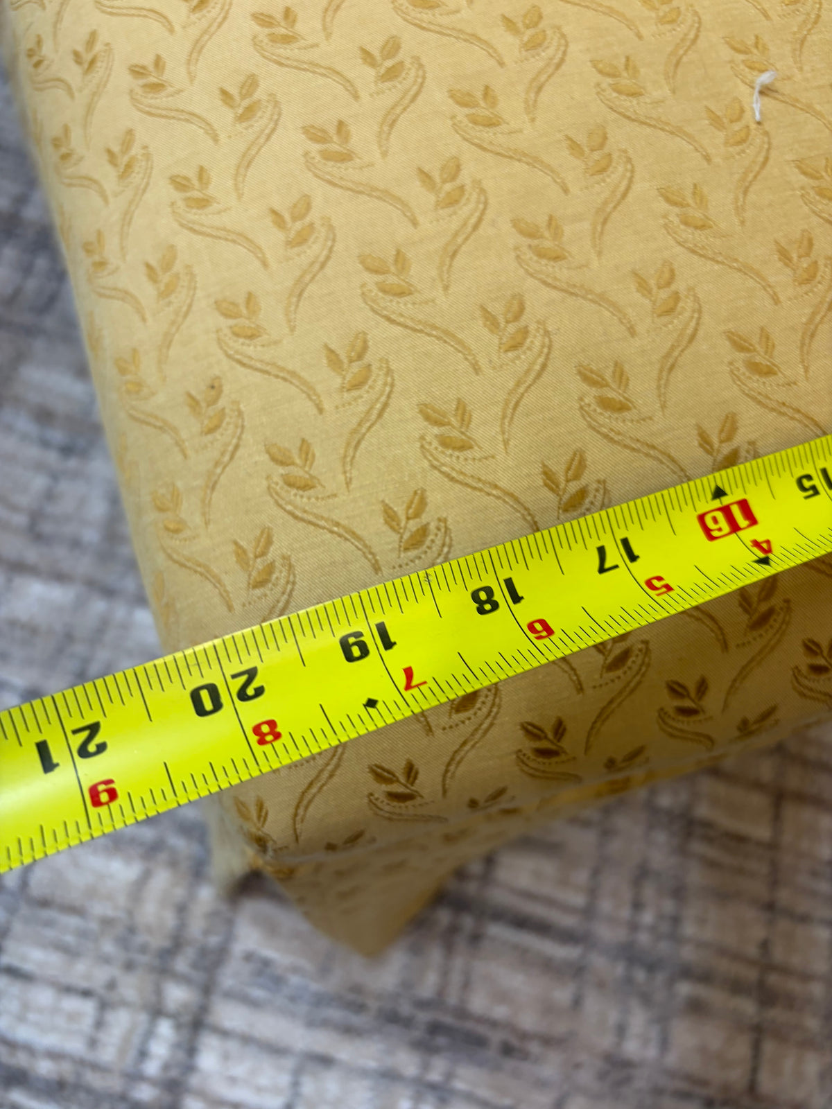 Yellow Upholstered Dining/Desk Chair