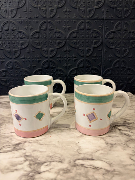 Caleca Belvidere Italian Mug set of 4