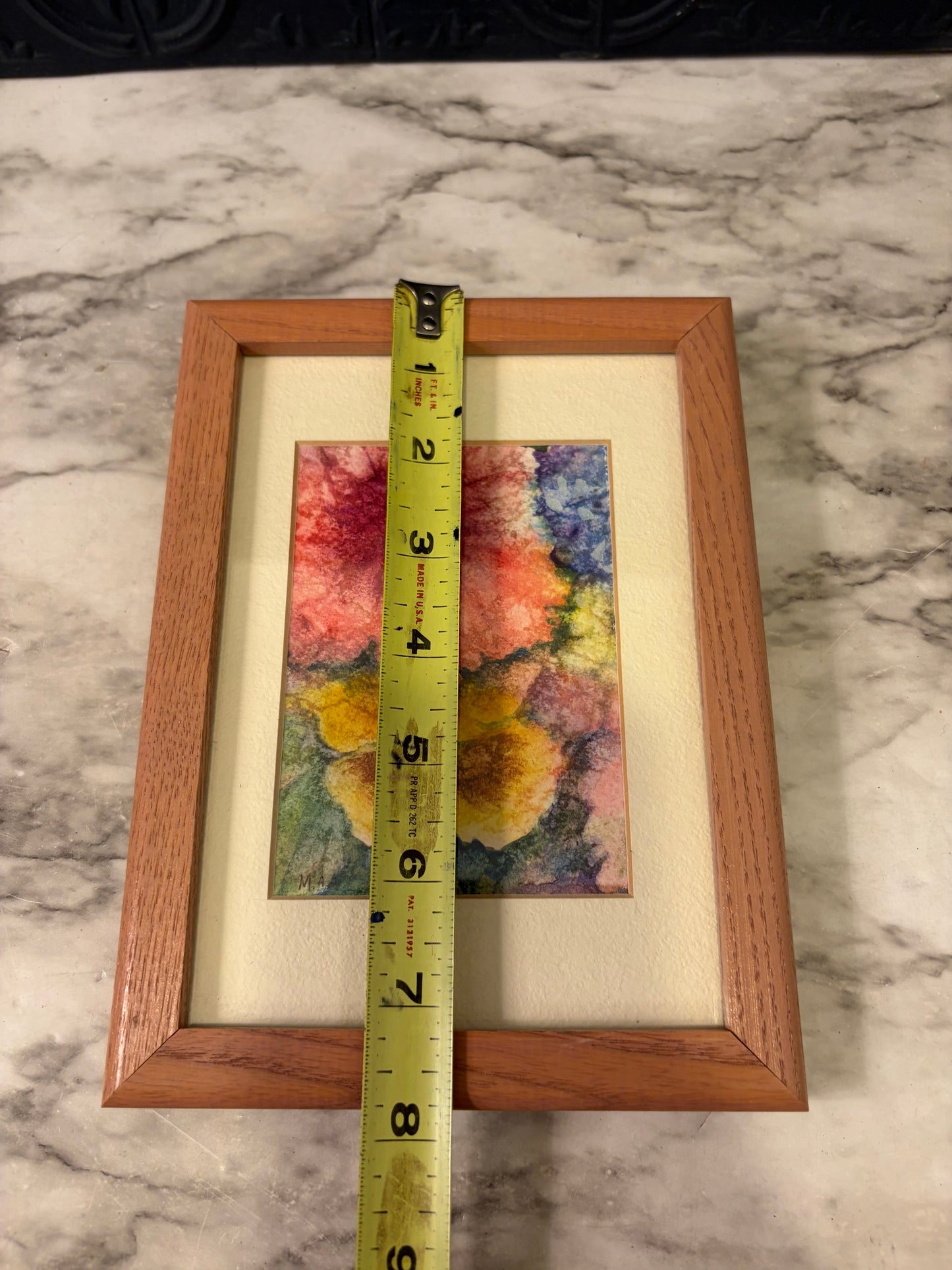 Pansy and Petunia Art Framed