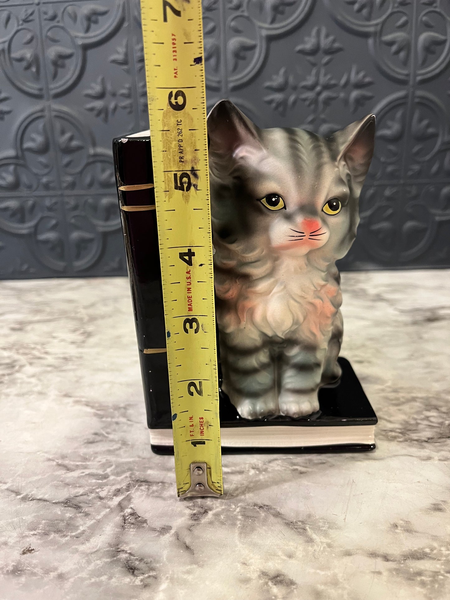 Tabby Cat Book end only 1