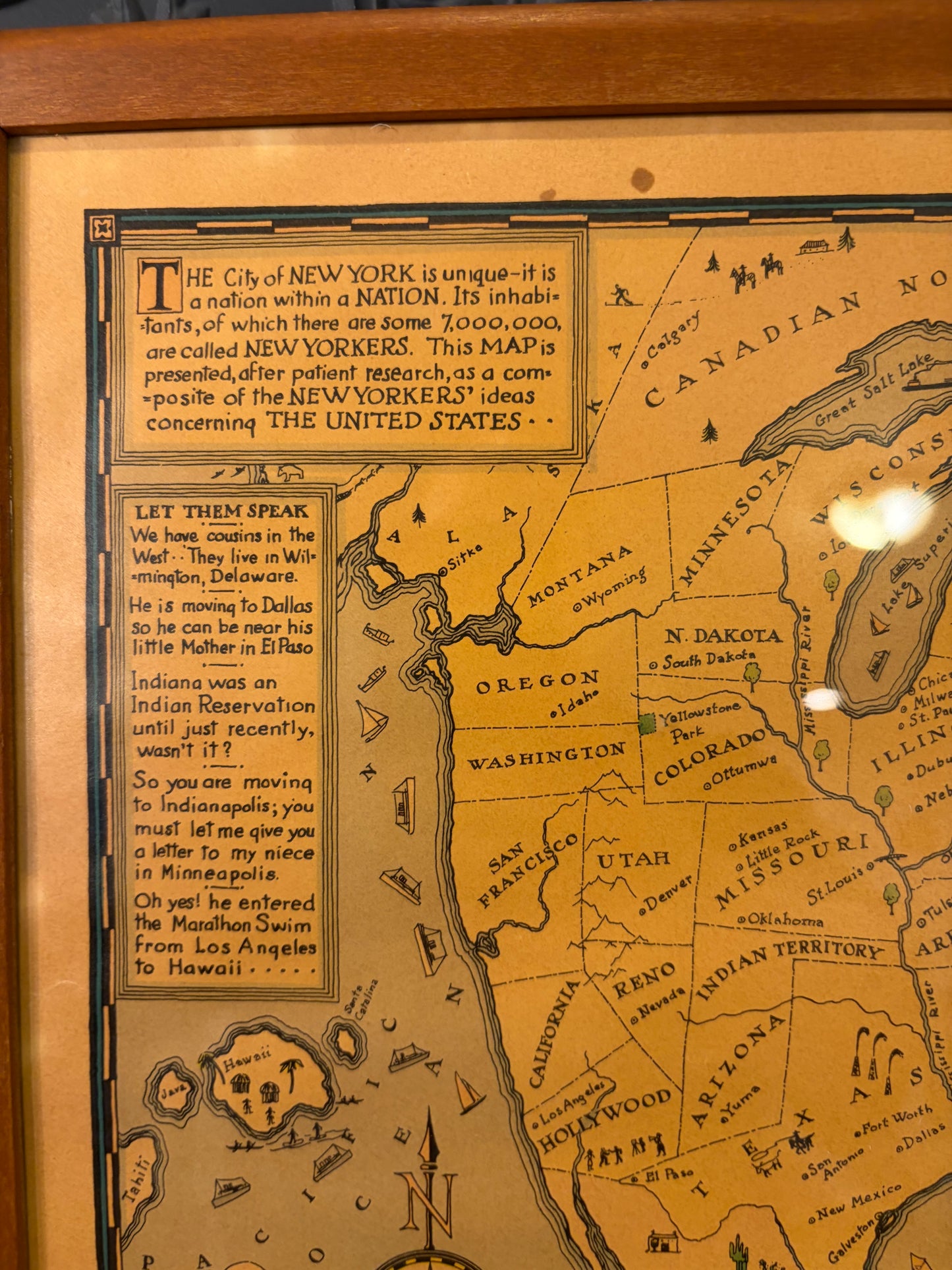 A New Yorker's Idea of the United States