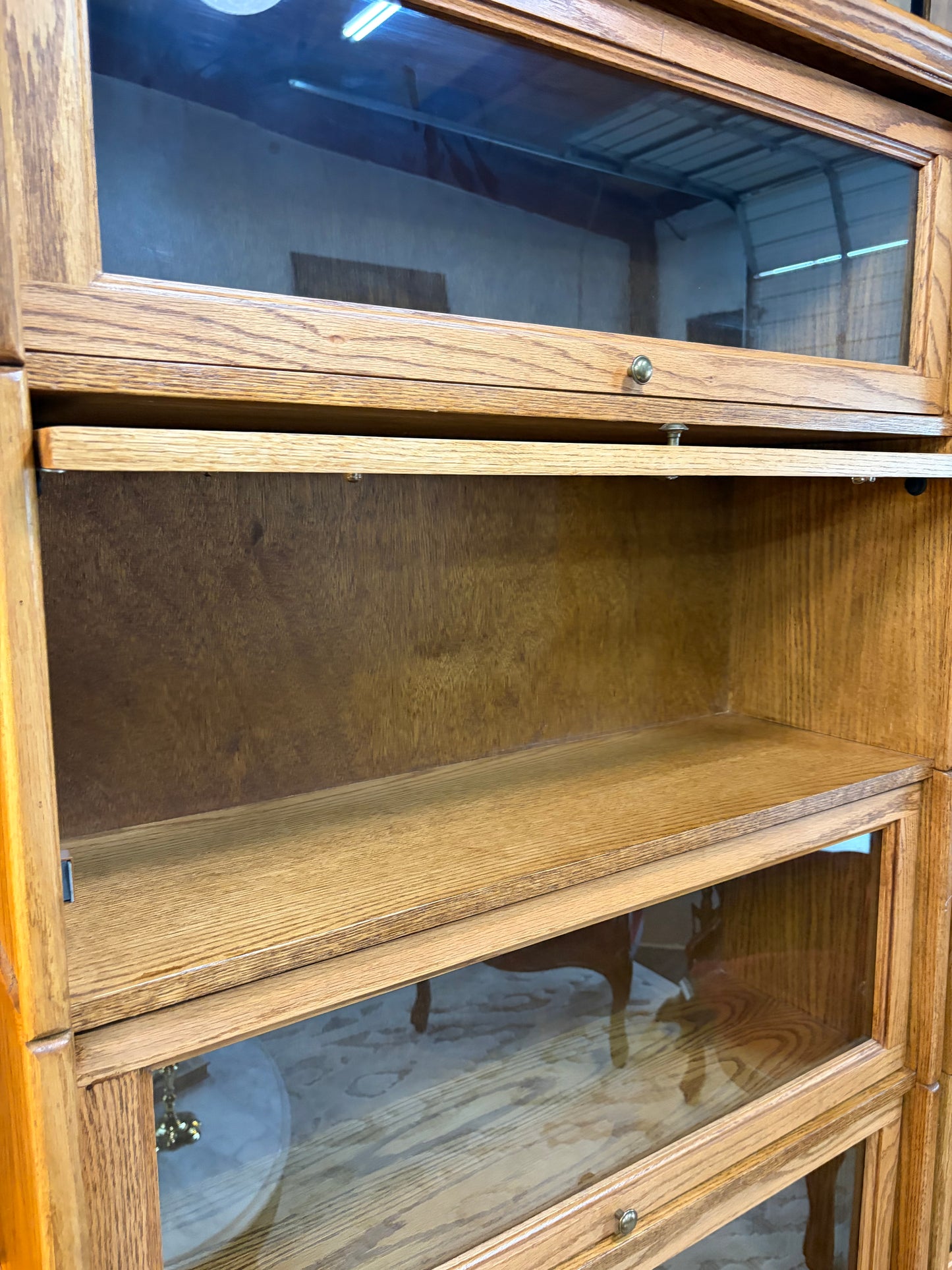 Five Shelf Barrister Bookcase