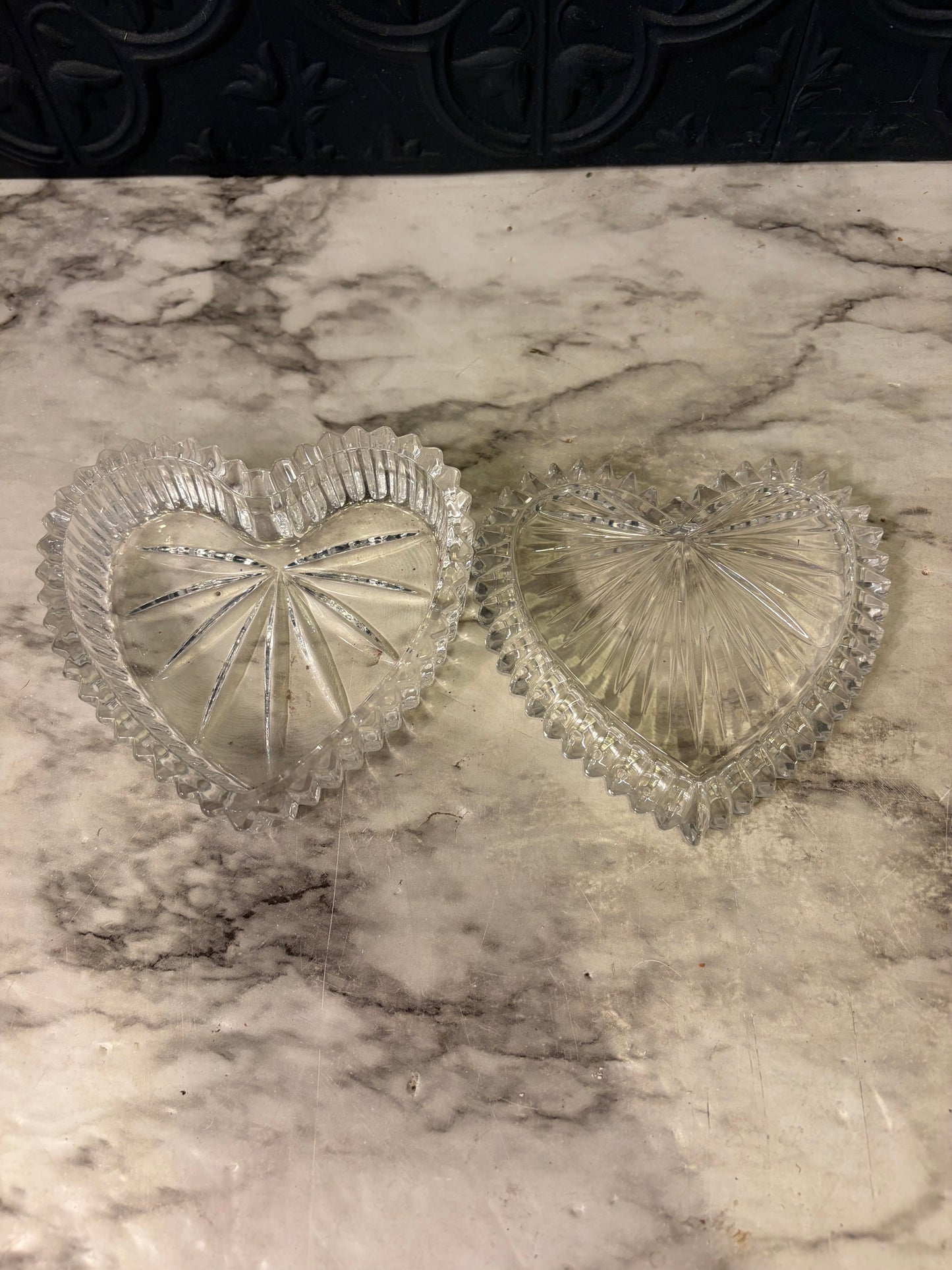 Starburst Crystal Heart Box