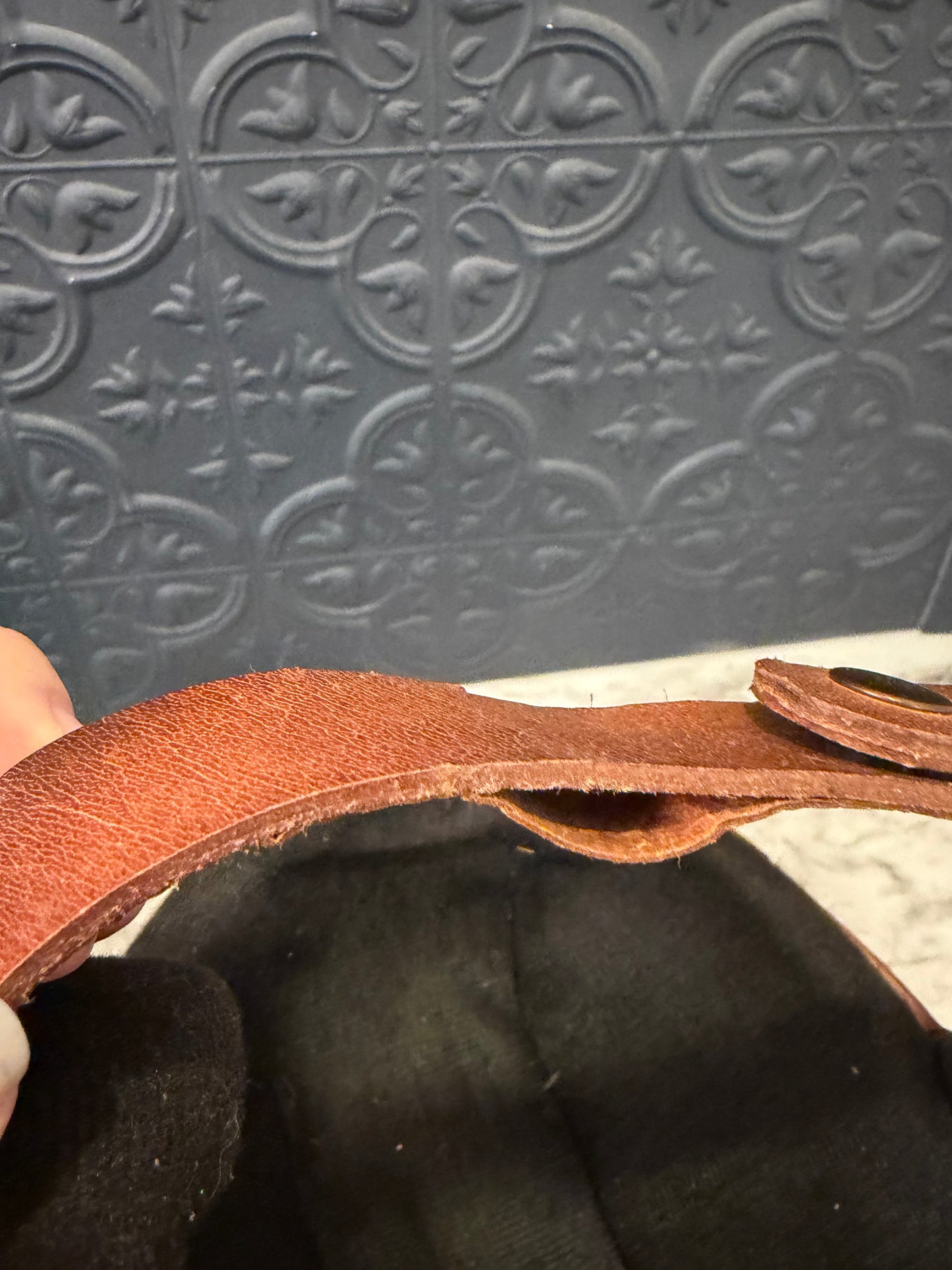 Decorative Leather Helmet