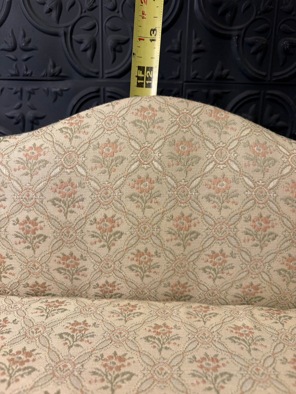Vintage Doll Cream Floral Sofa