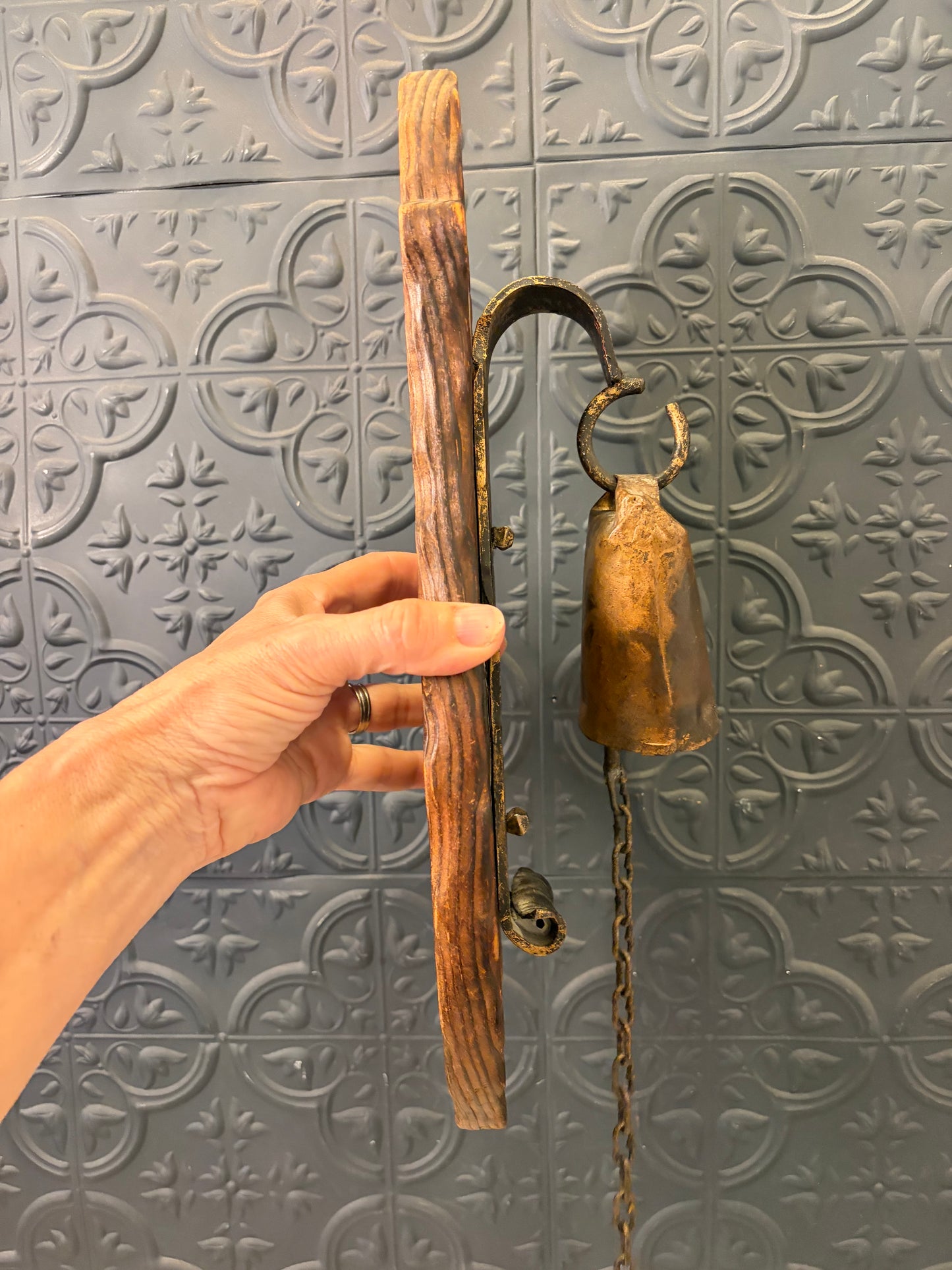 Rustic Wood with Cowbell