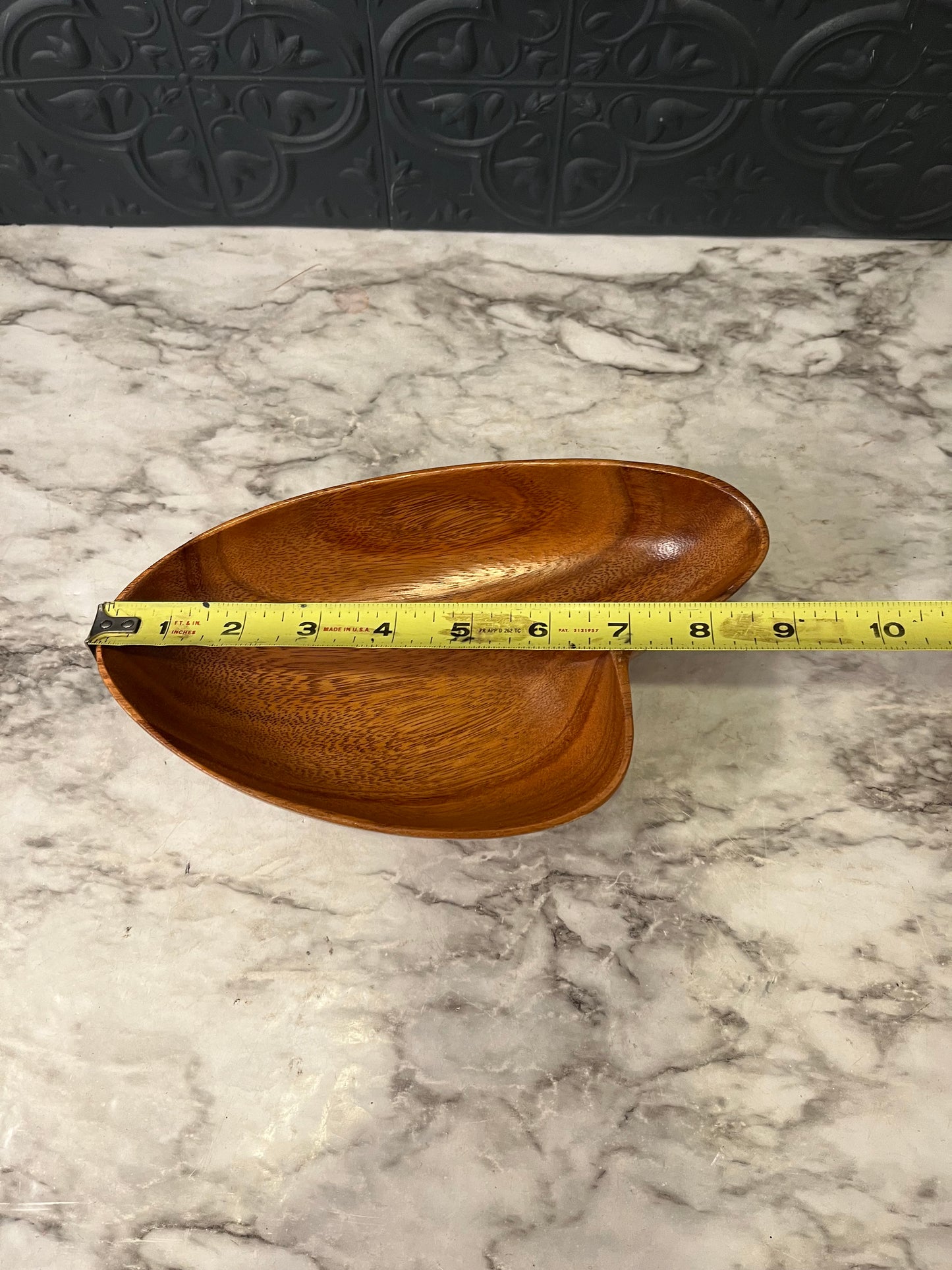 Atomic Shape Wood Bowl
