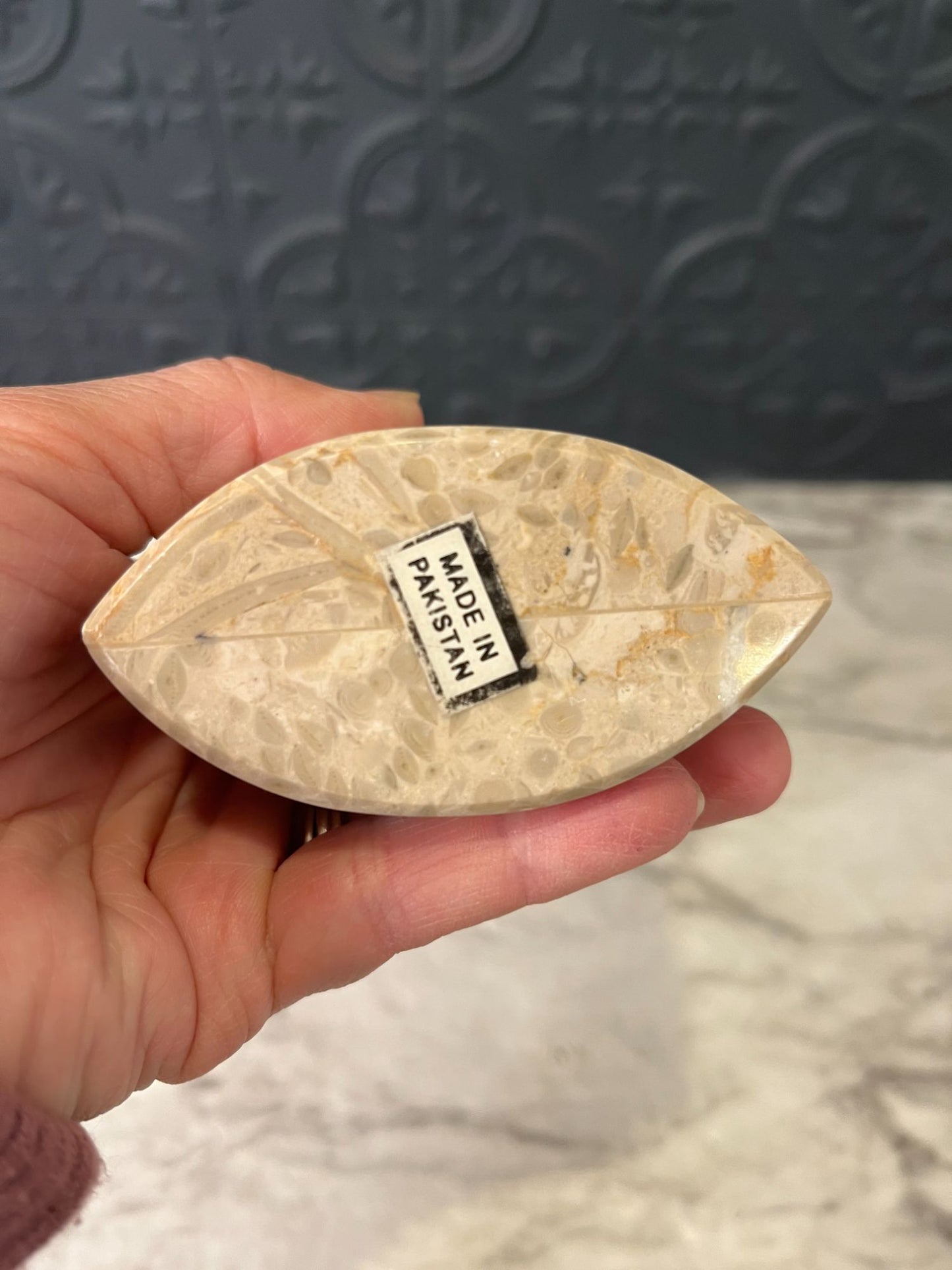 Fossil Marble Vase