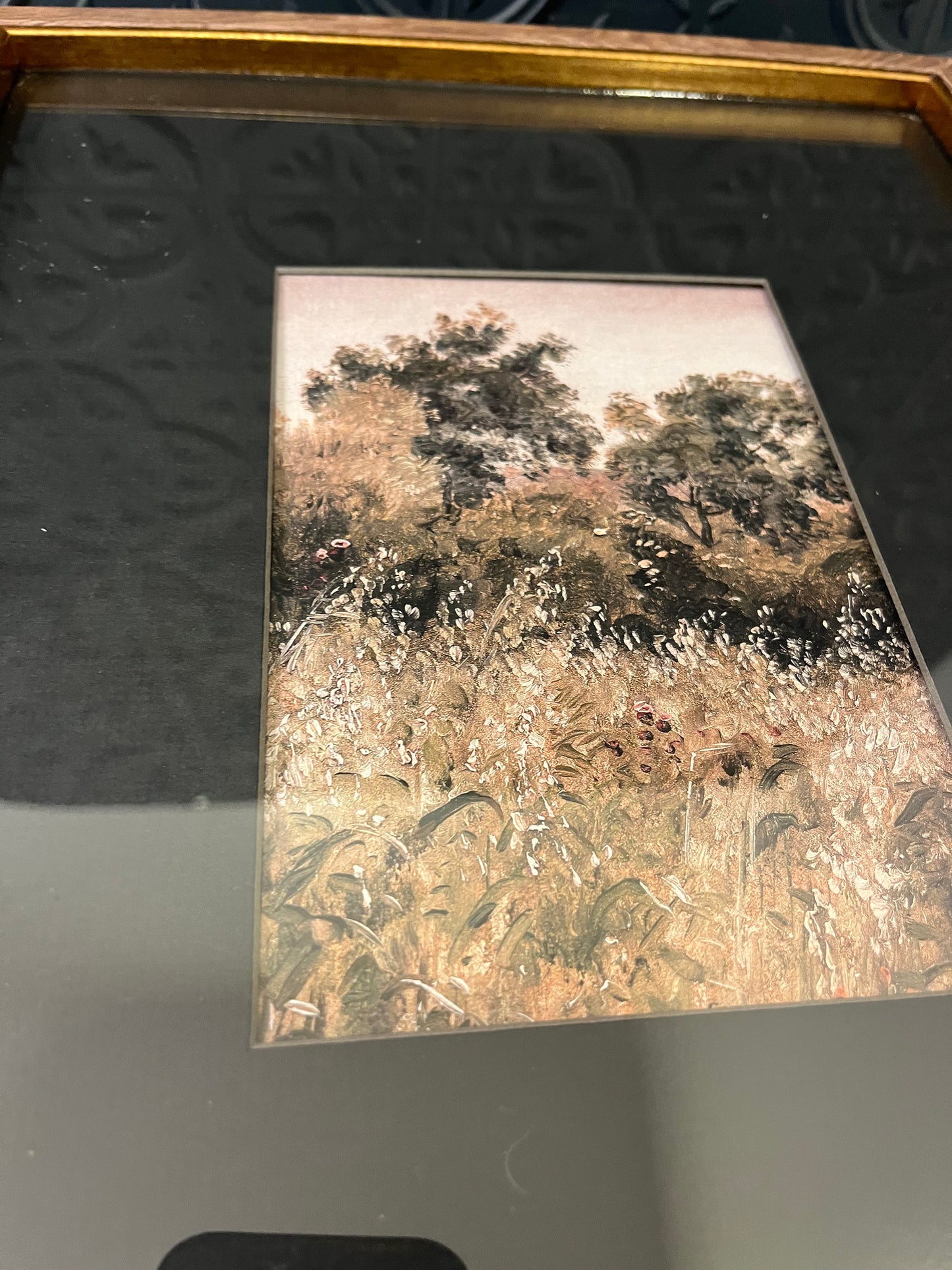 Landscape Print in thick dark mat