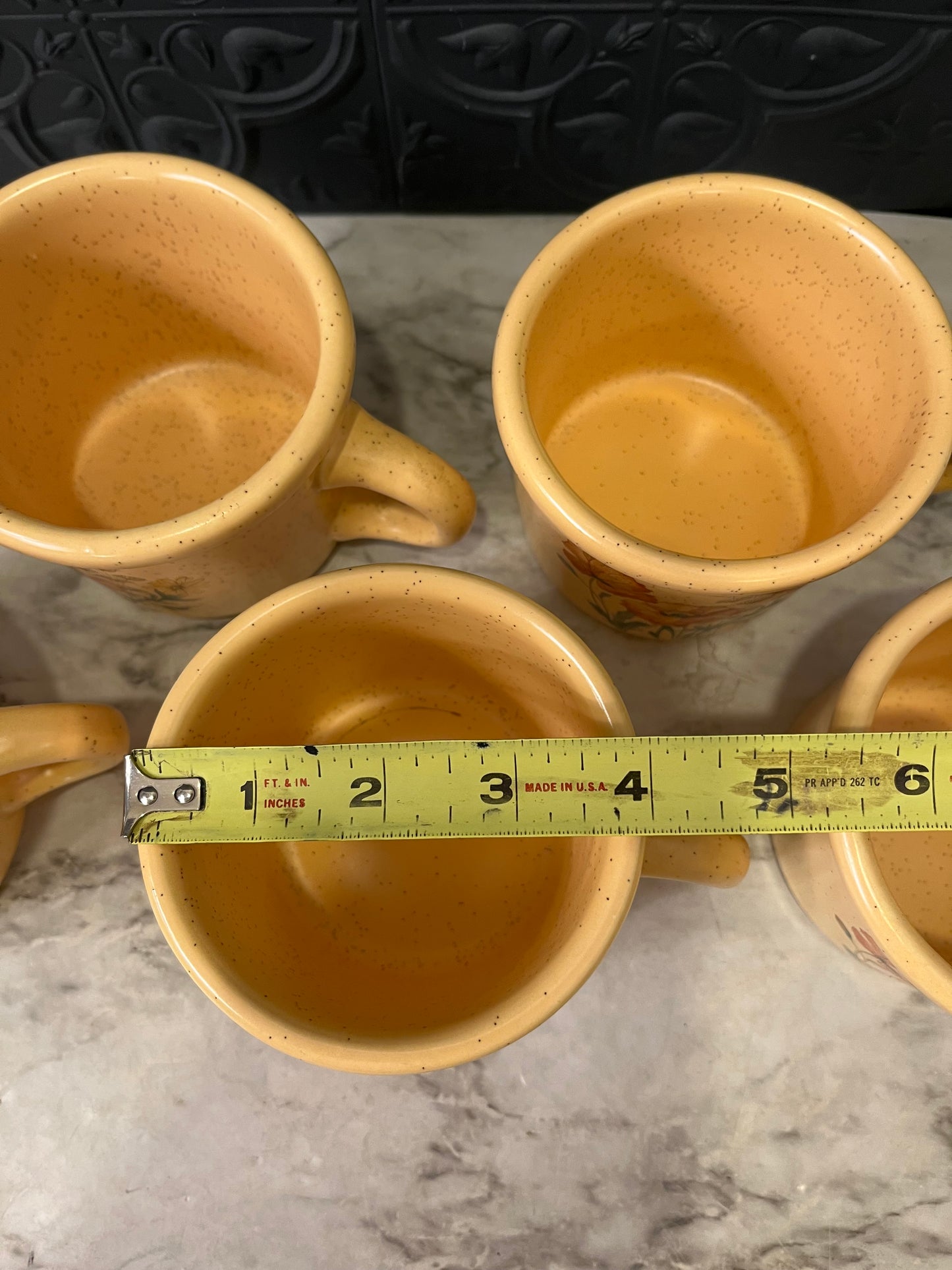 Treasure Craft Wildflower Coffee Mug x 5