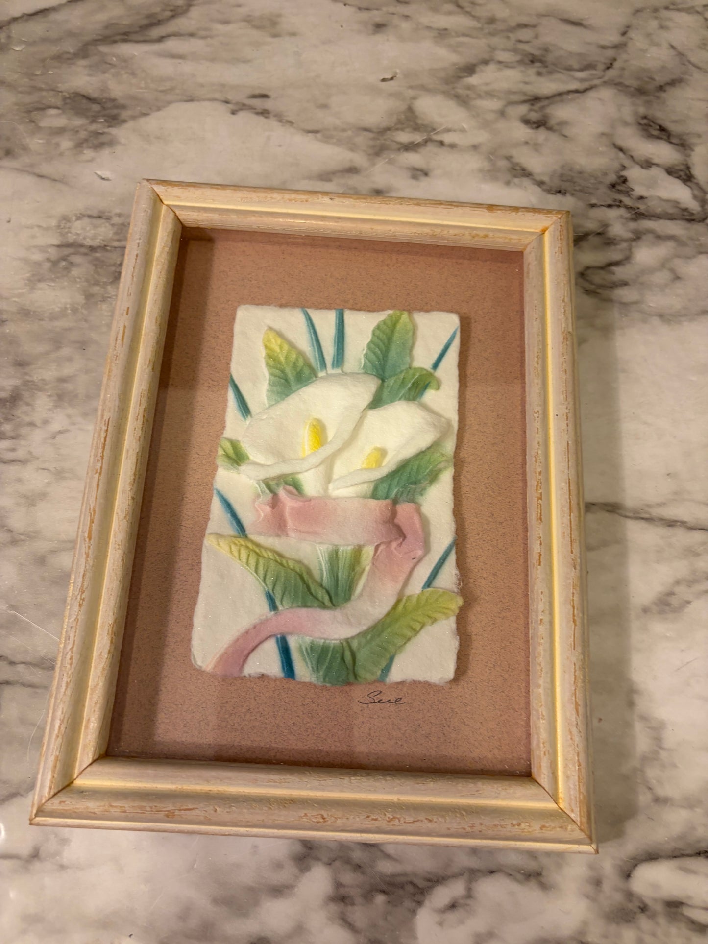Hand Cast Paper Calla Lilies