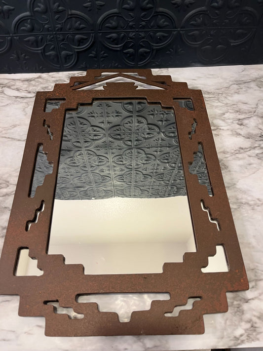 Aztec Metal Mirror