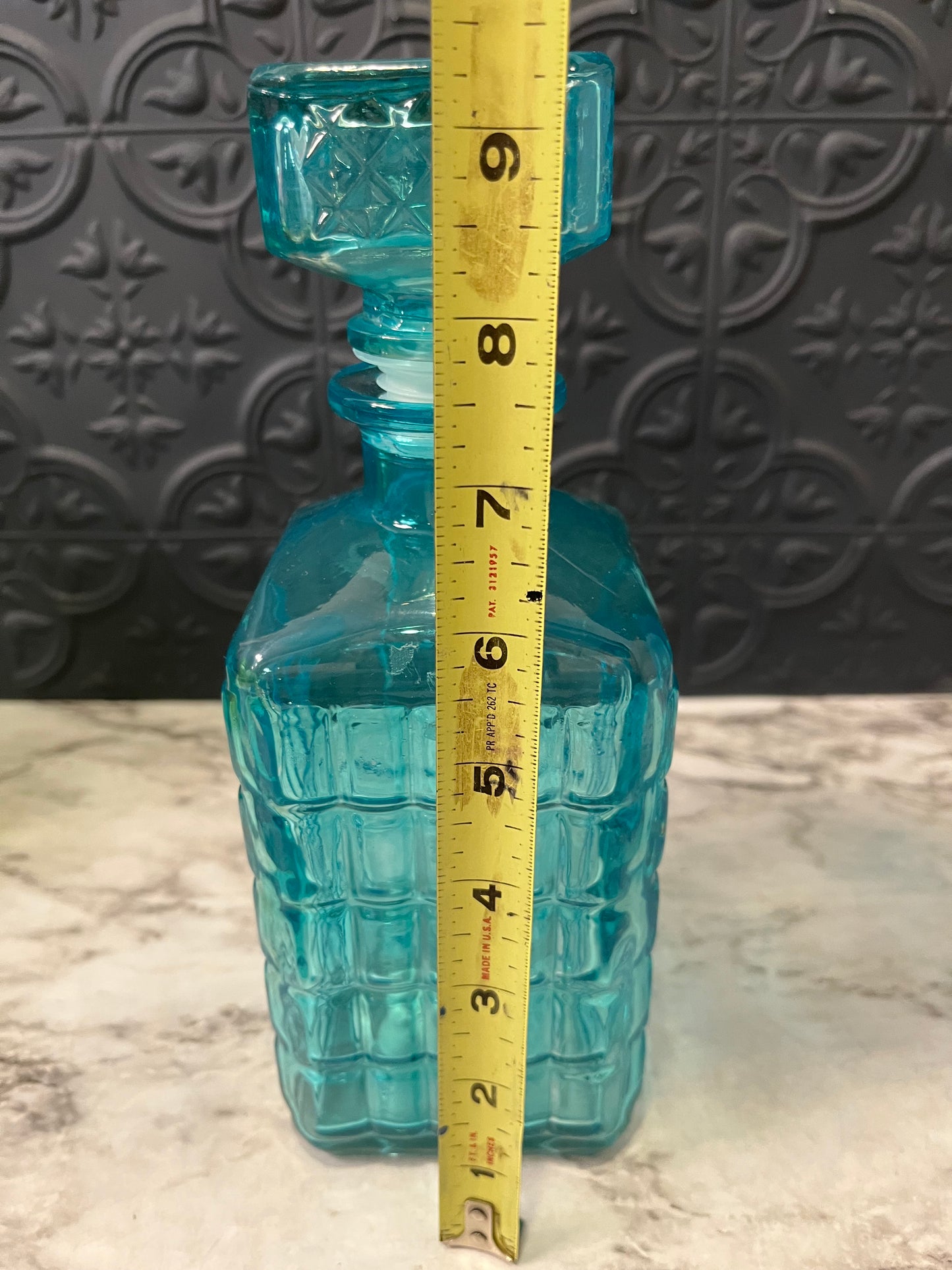 Aqua Glass Decanter