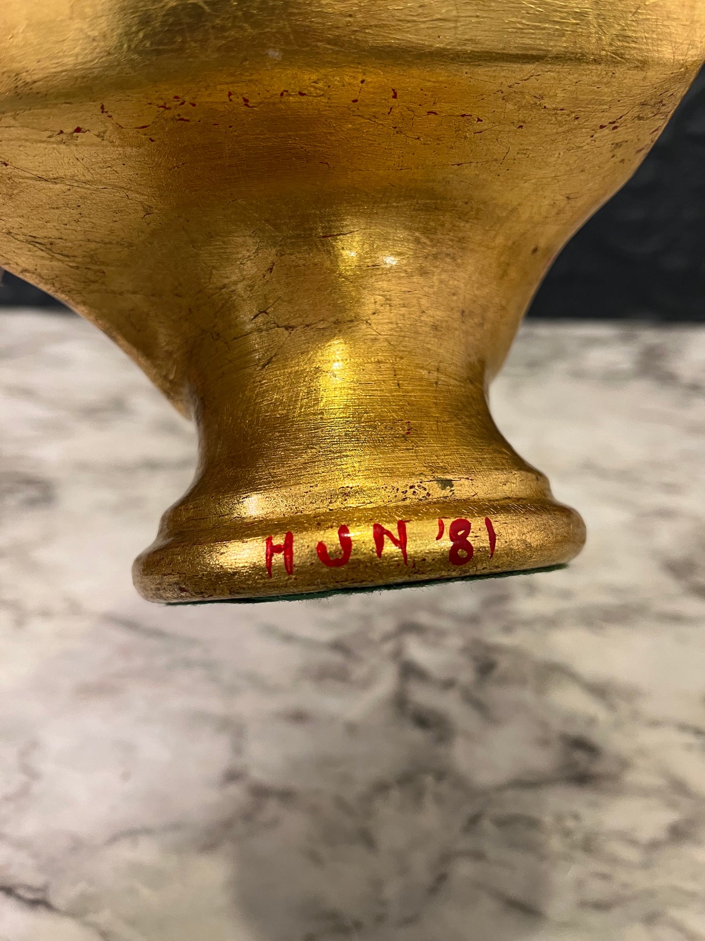 Gold Bust of Beethoven 8.5”