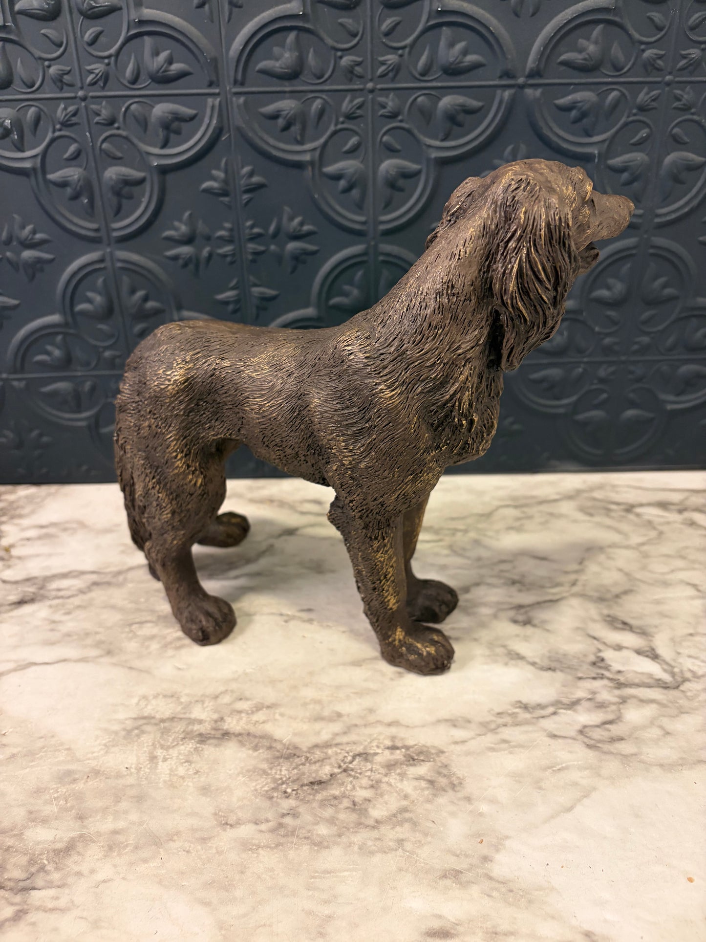 Resin Irish Setter in Bronze Color Finish