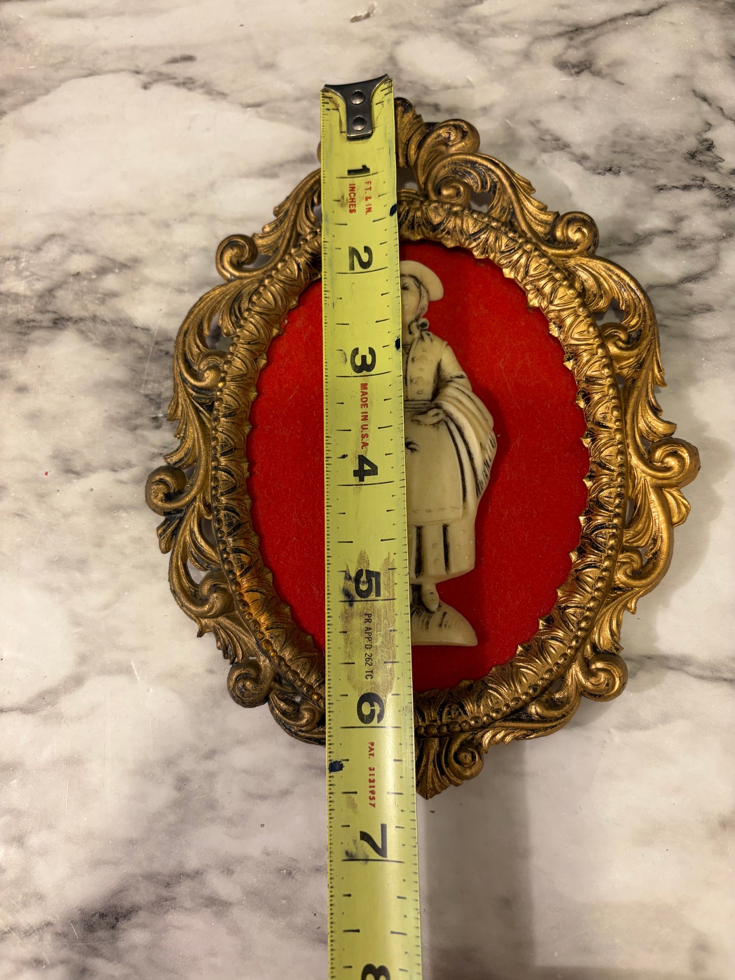 Vintage Female Figure Wall Hanging