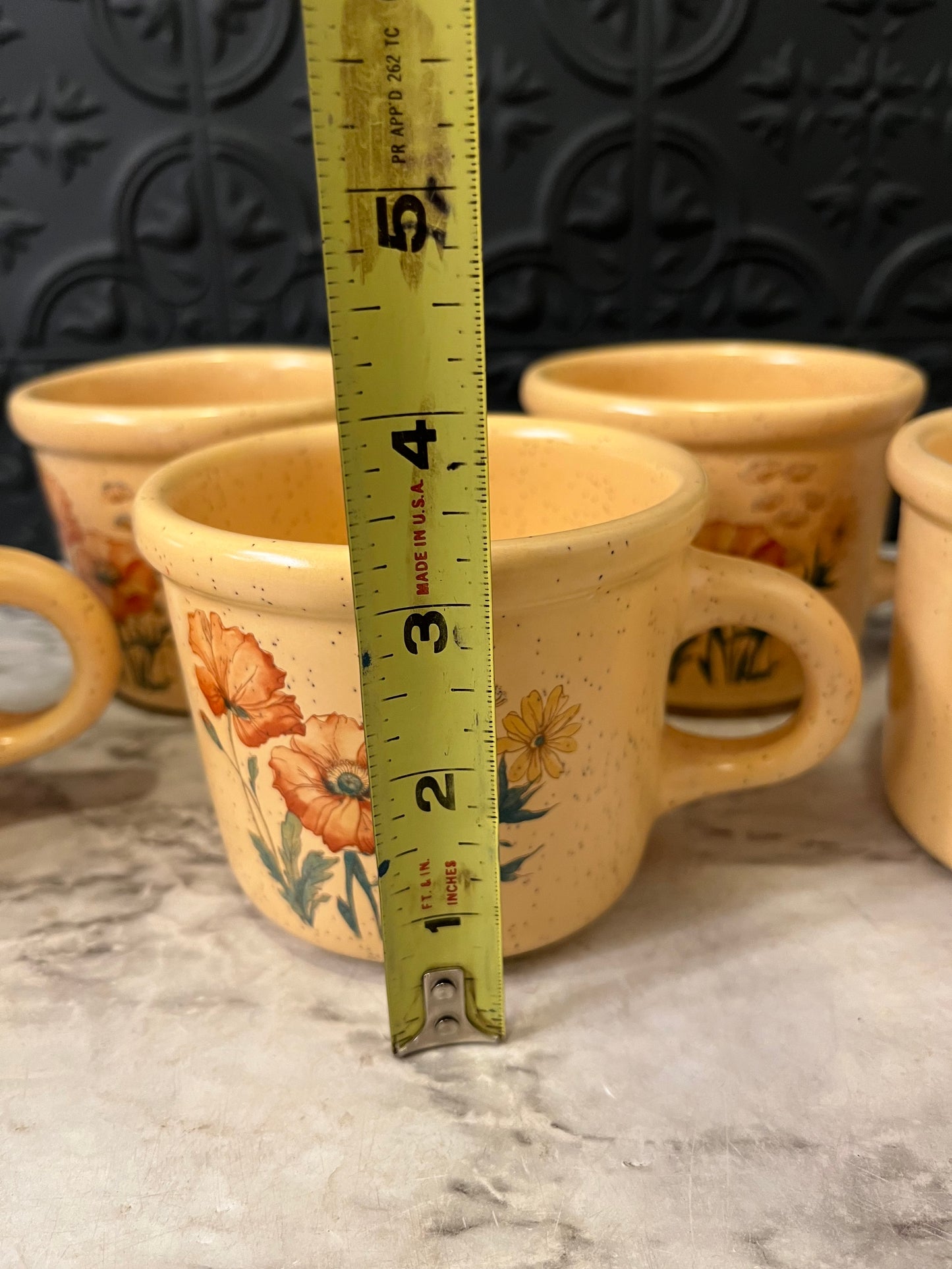 Treasure Craft Wildflower Coffee Mug x 5