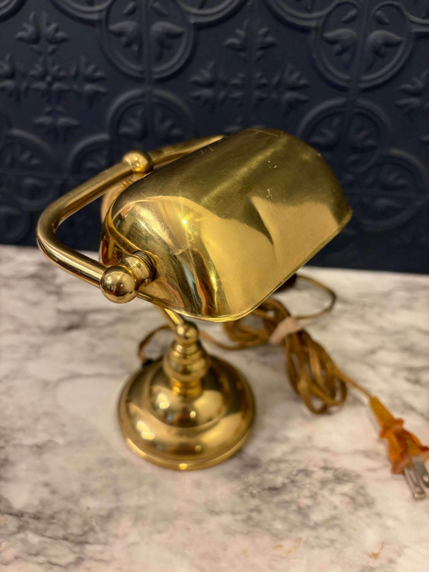 Mini Brass Piano Lamp