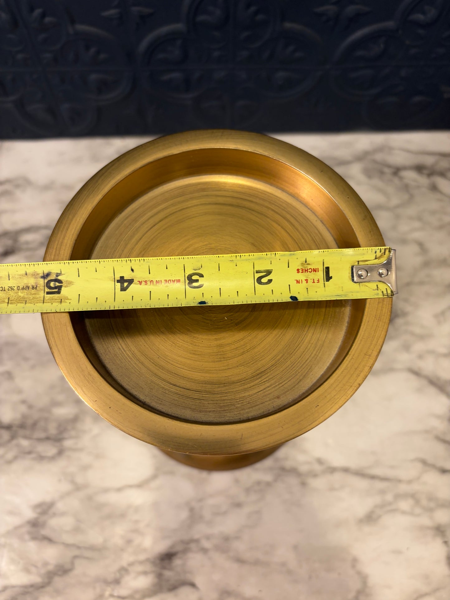 Pottery Barn Brass Pedestal Candle/Plant Holder