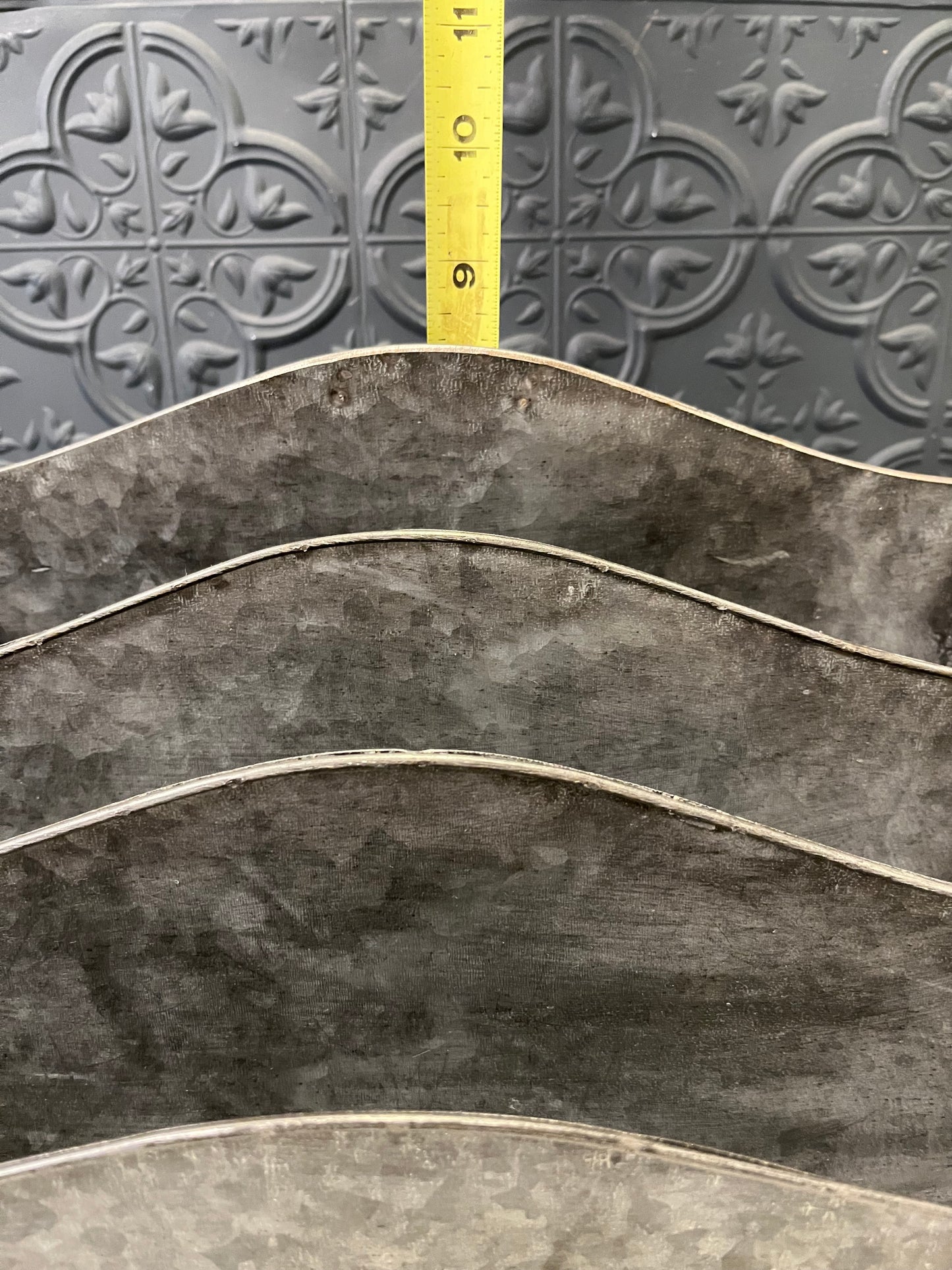 Galvanized Metal Organizer