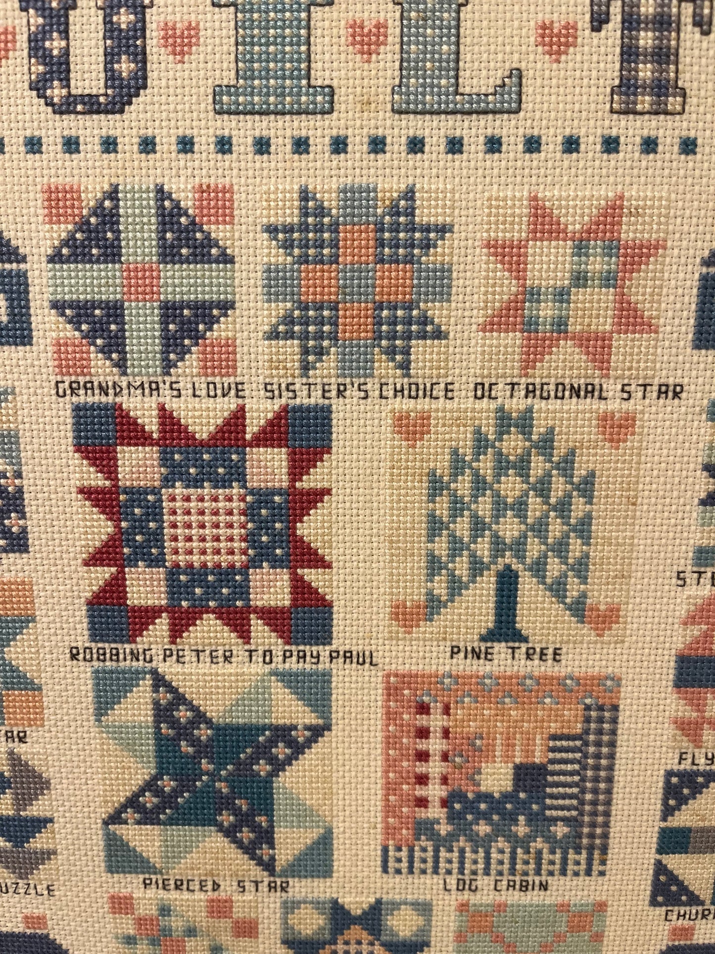 Cross Stitch of Quilts