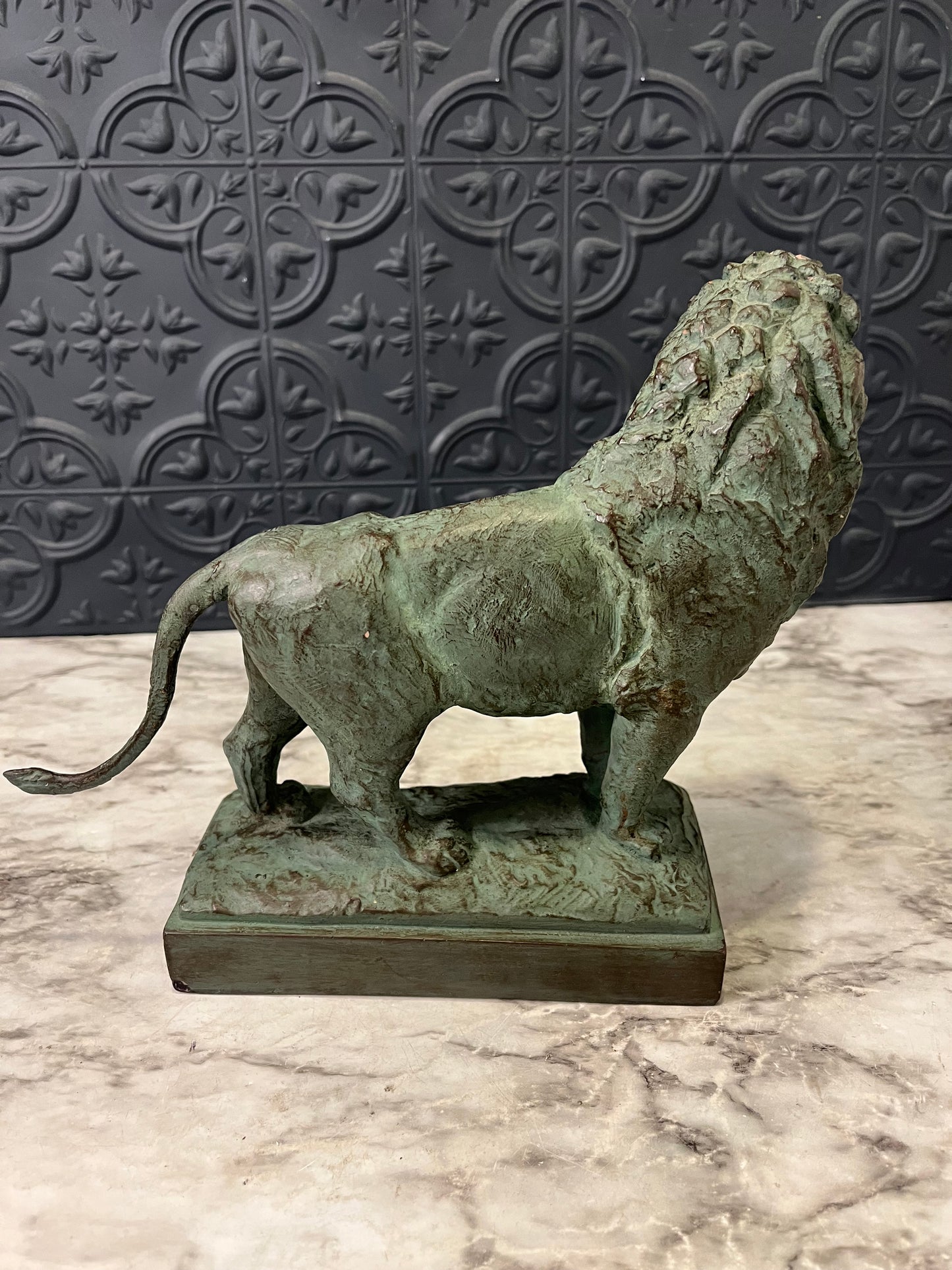 Bronze Lion Green in Color