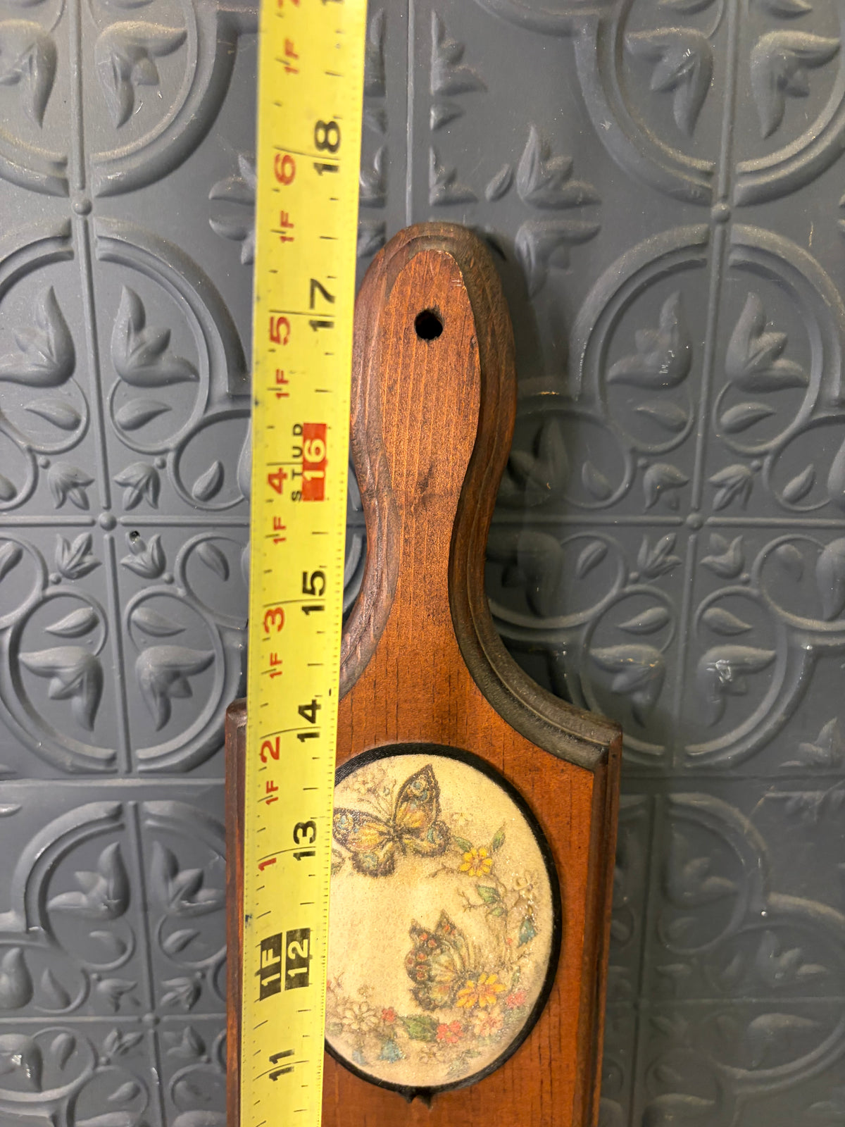 Three Oval Butterfly wood Plaque