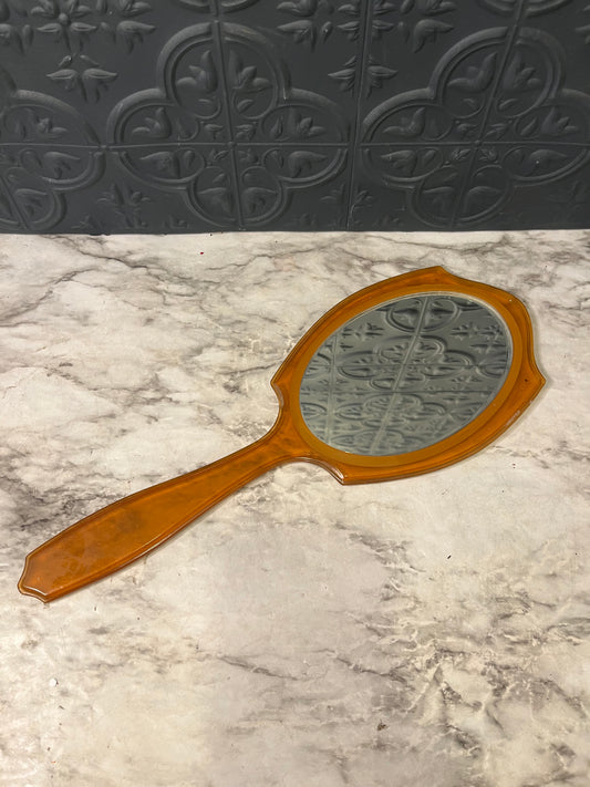 Vintage Celluloid Bakelite hand Mirror