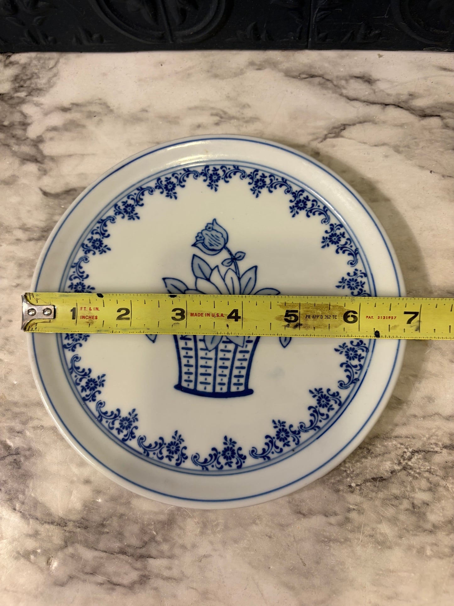 Bavaria Blue and White Teapot Trivet