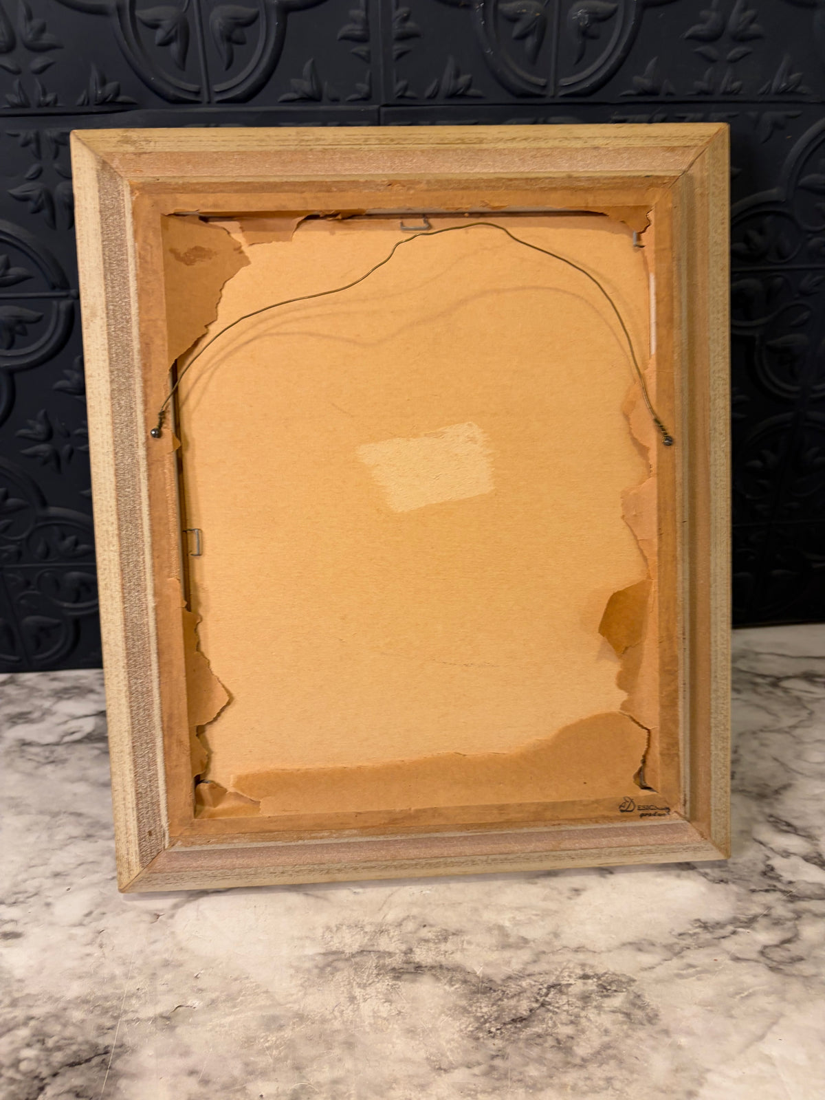 Christ at Hearts Door Print on Board