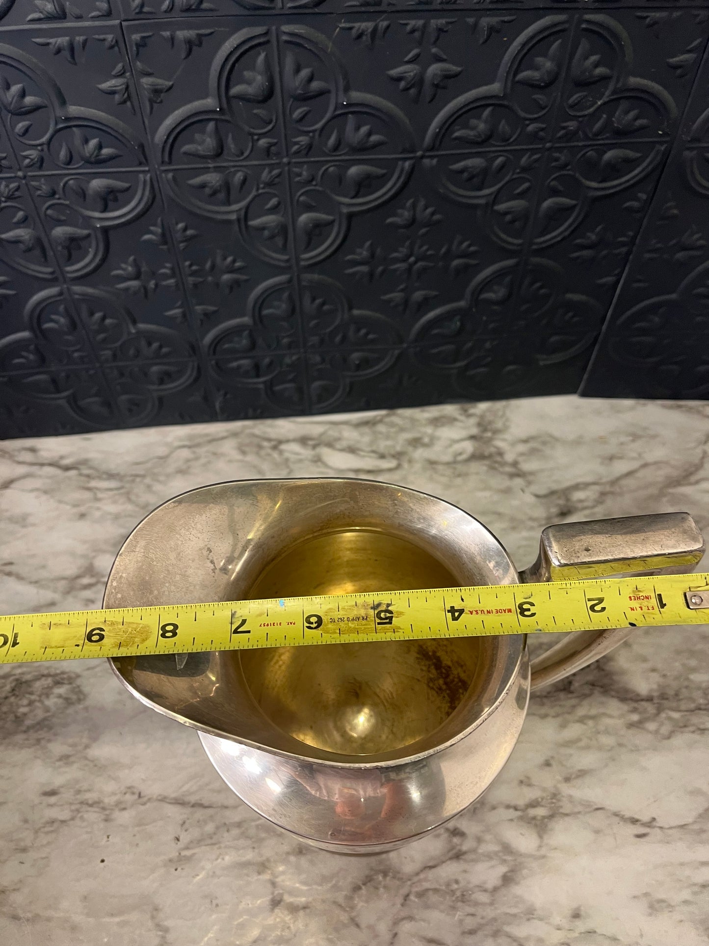 WB Silver Plate Pitcher