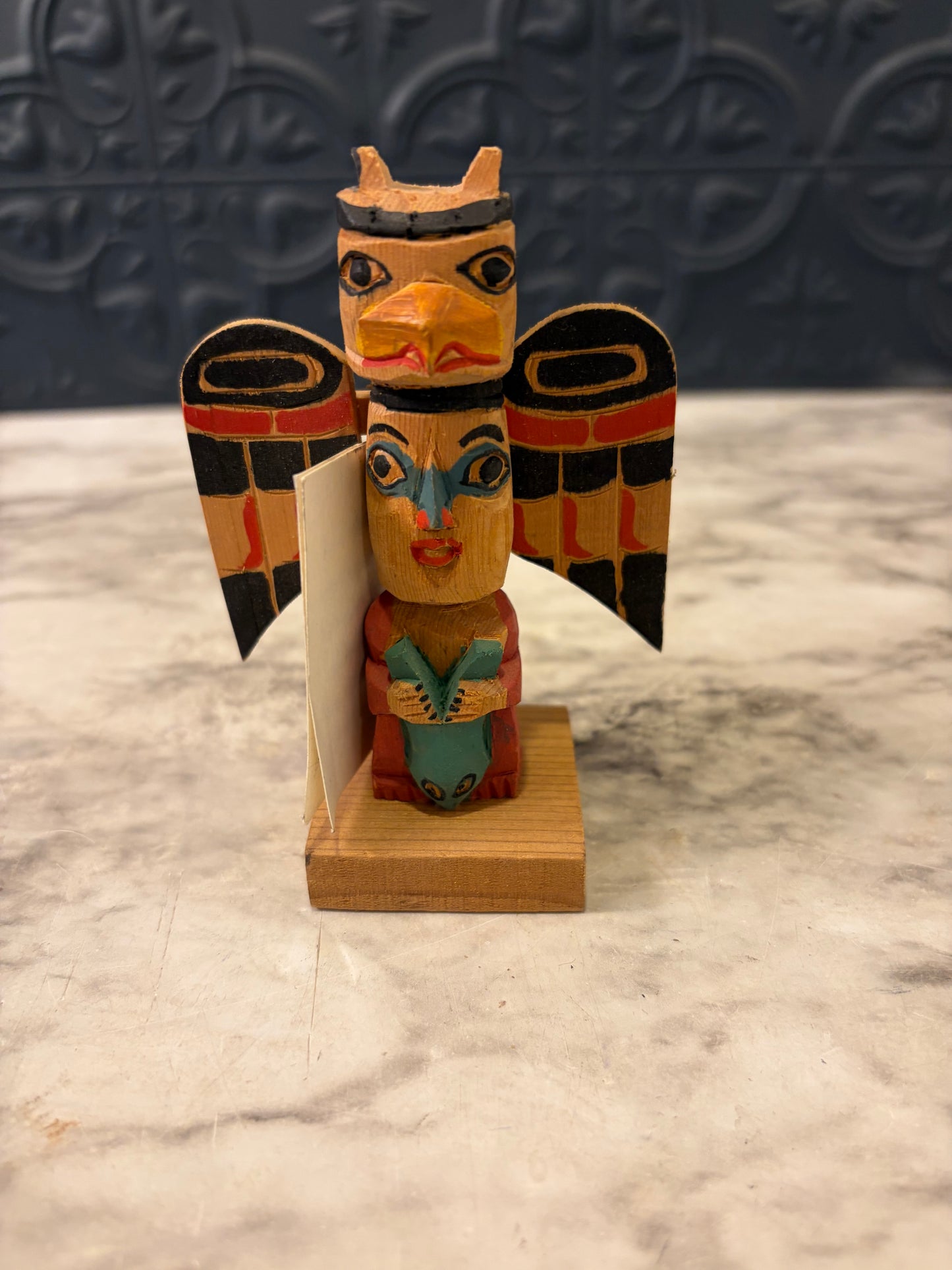 4" wood Totem