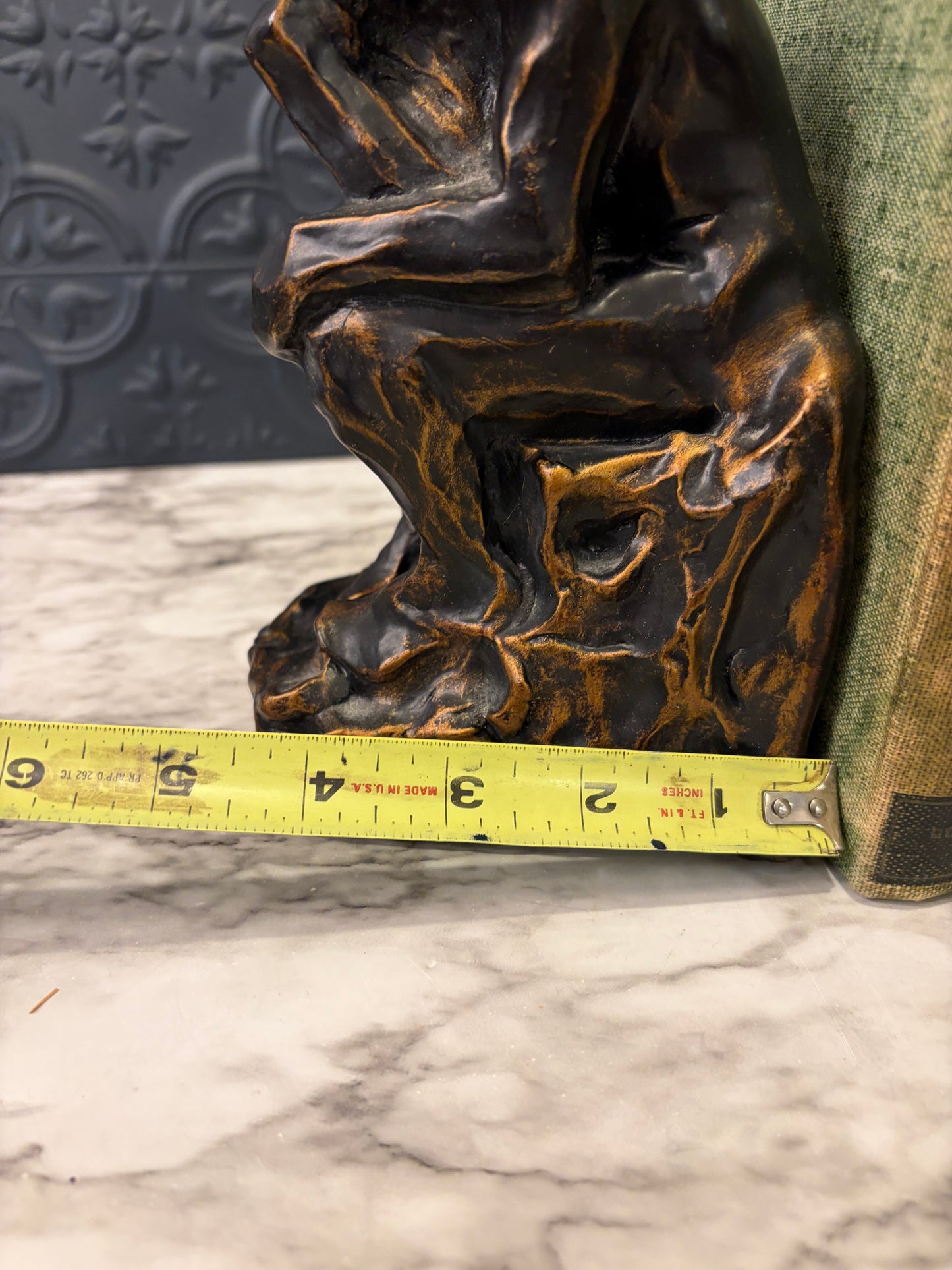 Resin The Thinker Bookends