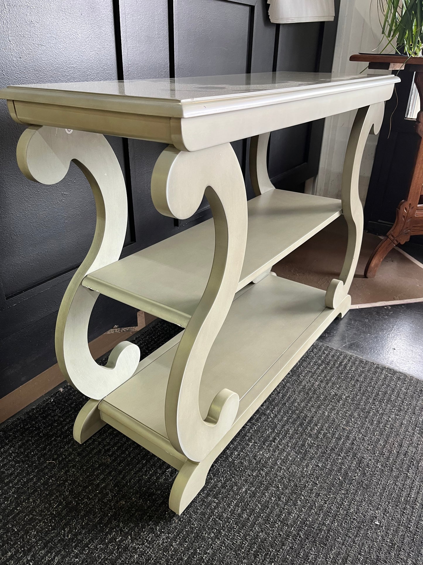 Bluish Green Console Table Ashland