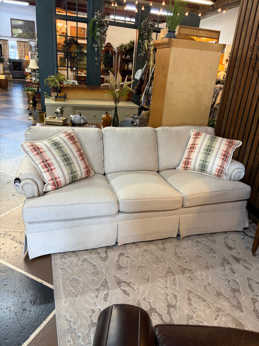 Ethan Allen Beige Sofa
