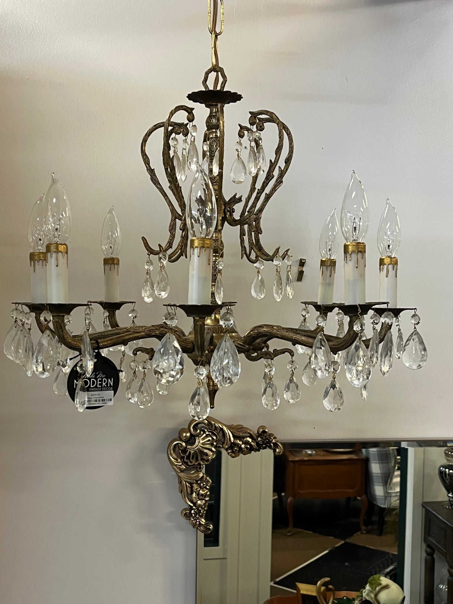 Brass Chandelier
