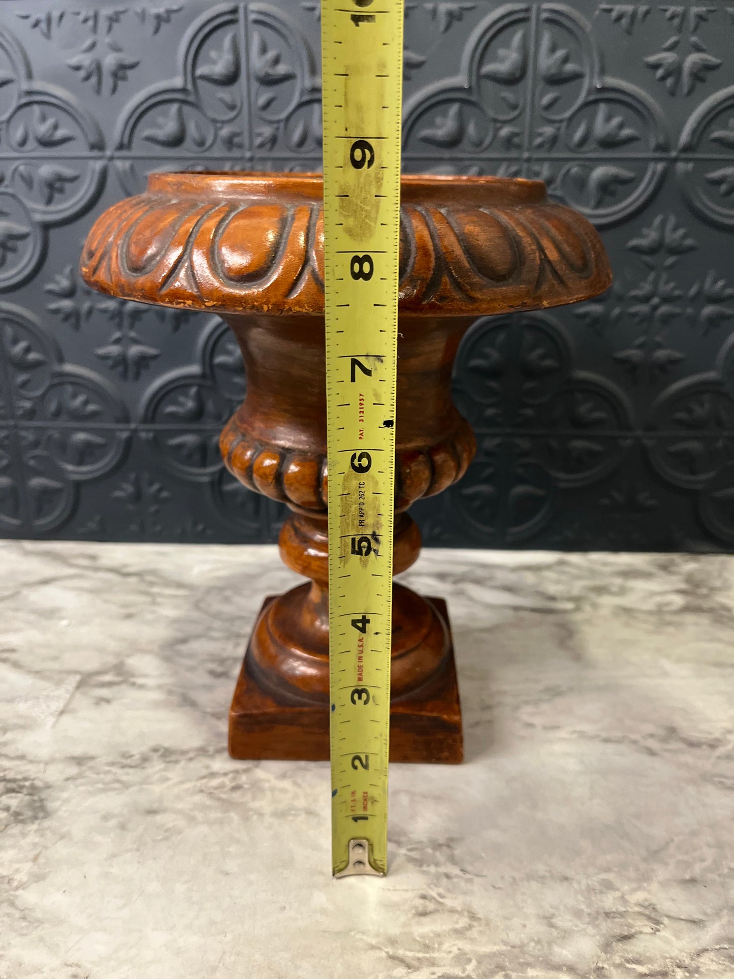 Ceramic Brown Trophy Planter