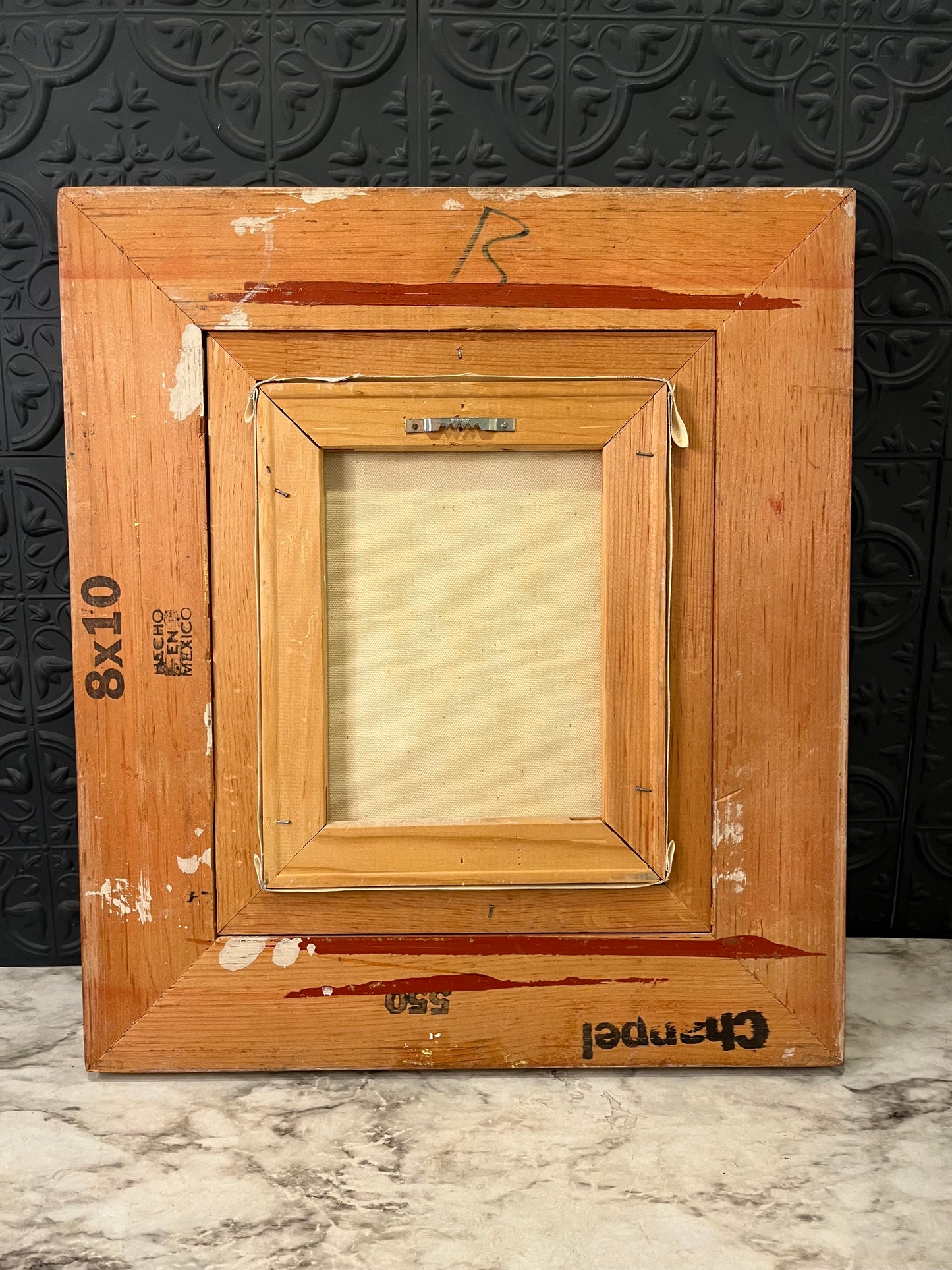 Original Daisy Painting by Nancy Lee in Gold Frame