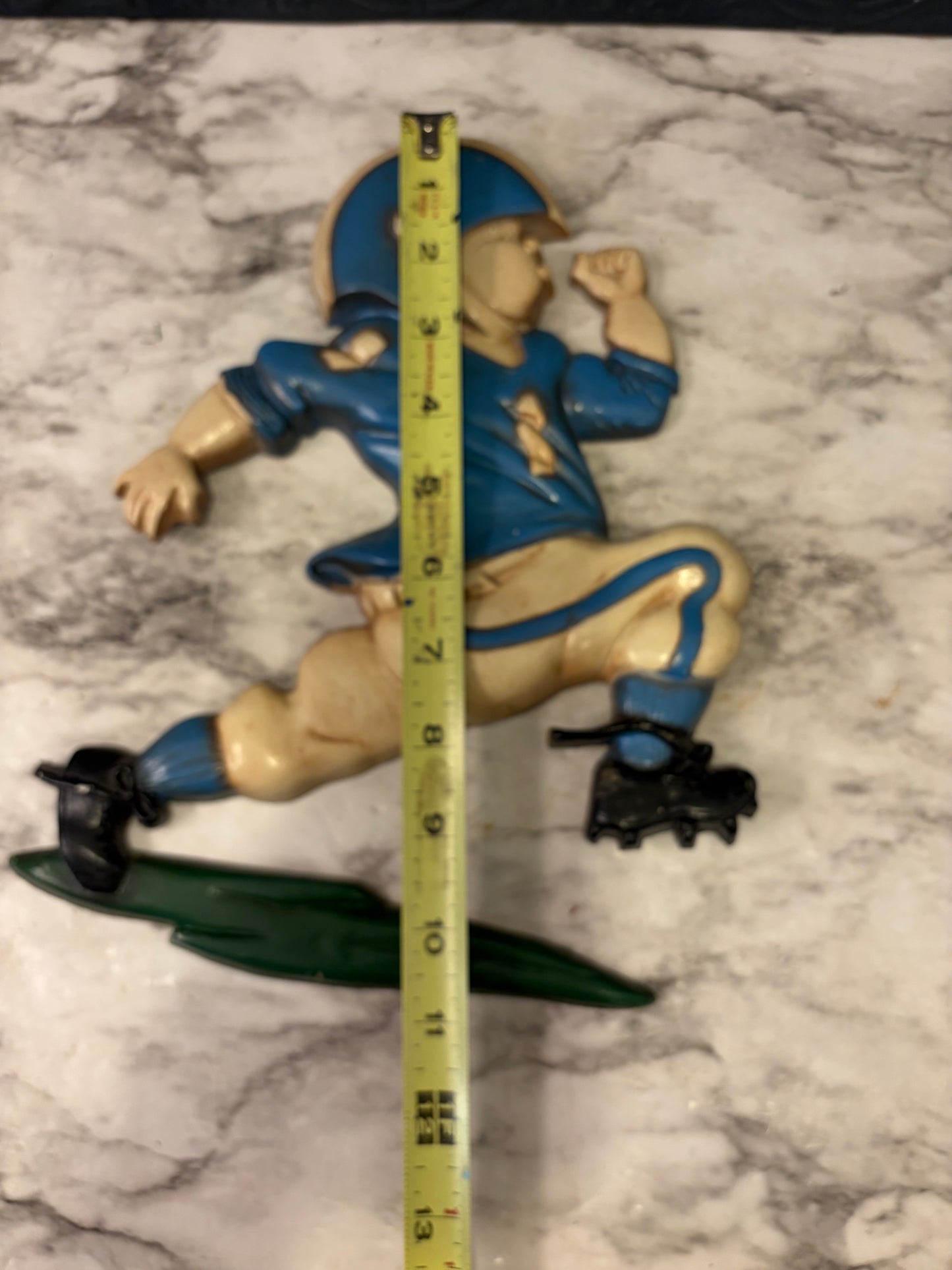 Homco Metal Football Player